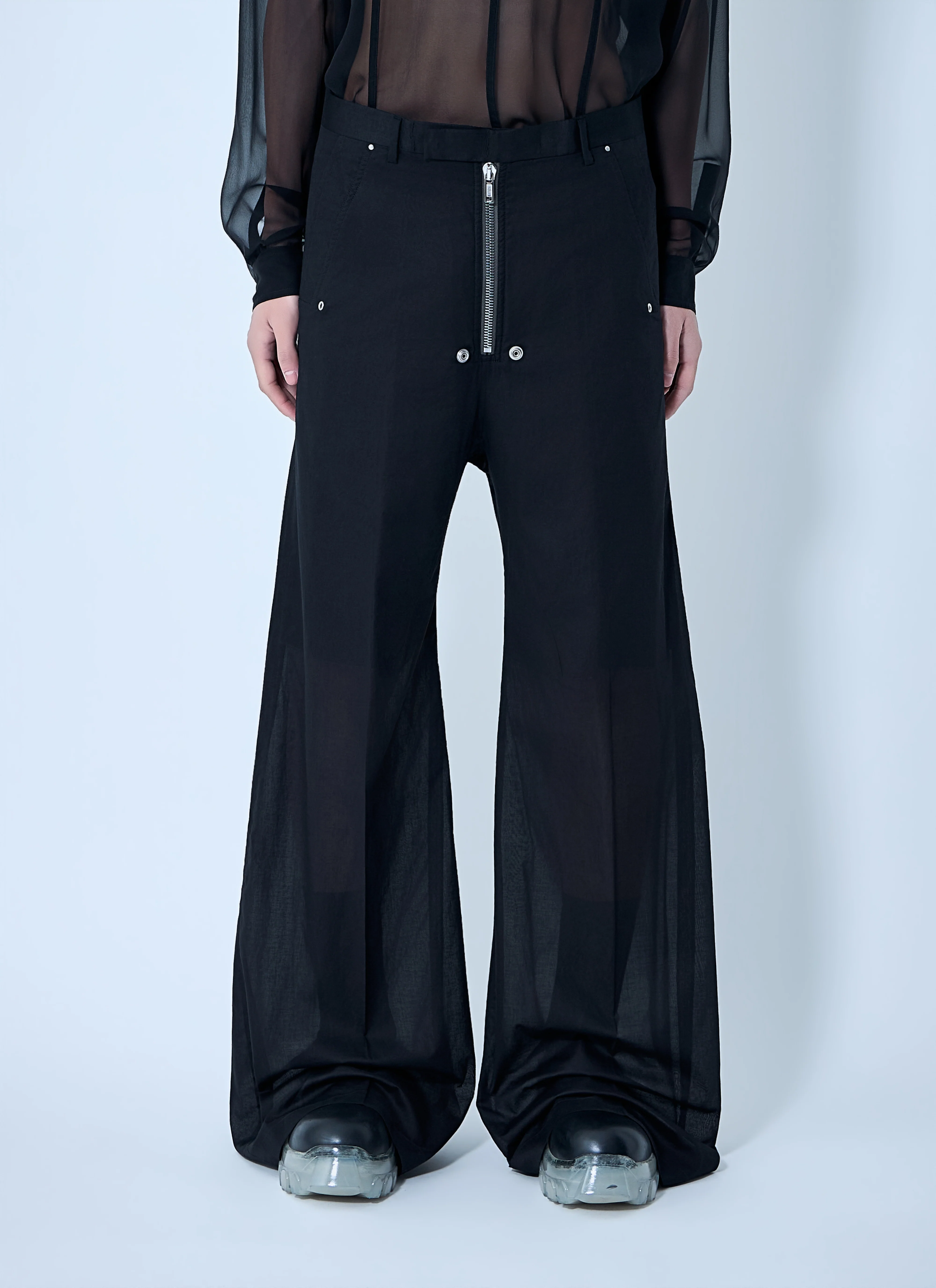 Rick Owens Men Tailored Wide Belas Pants