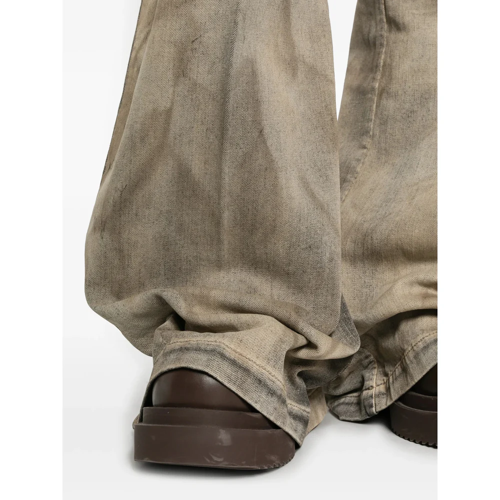 Rick Owens Neutrals Denim - Wide-Leg Jeans Men - Image 5