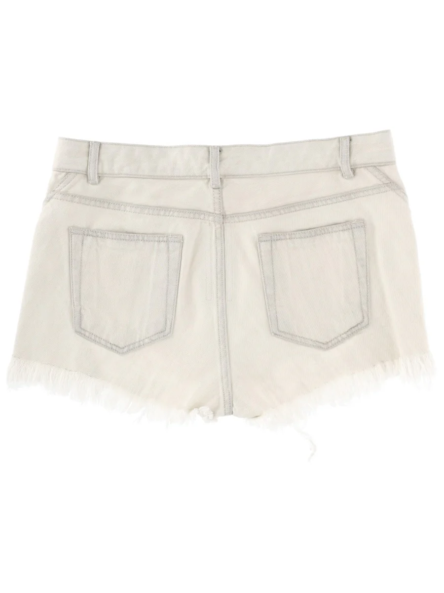 Rick Owens Women "Bias Cutoffs" Shorts - Image 3