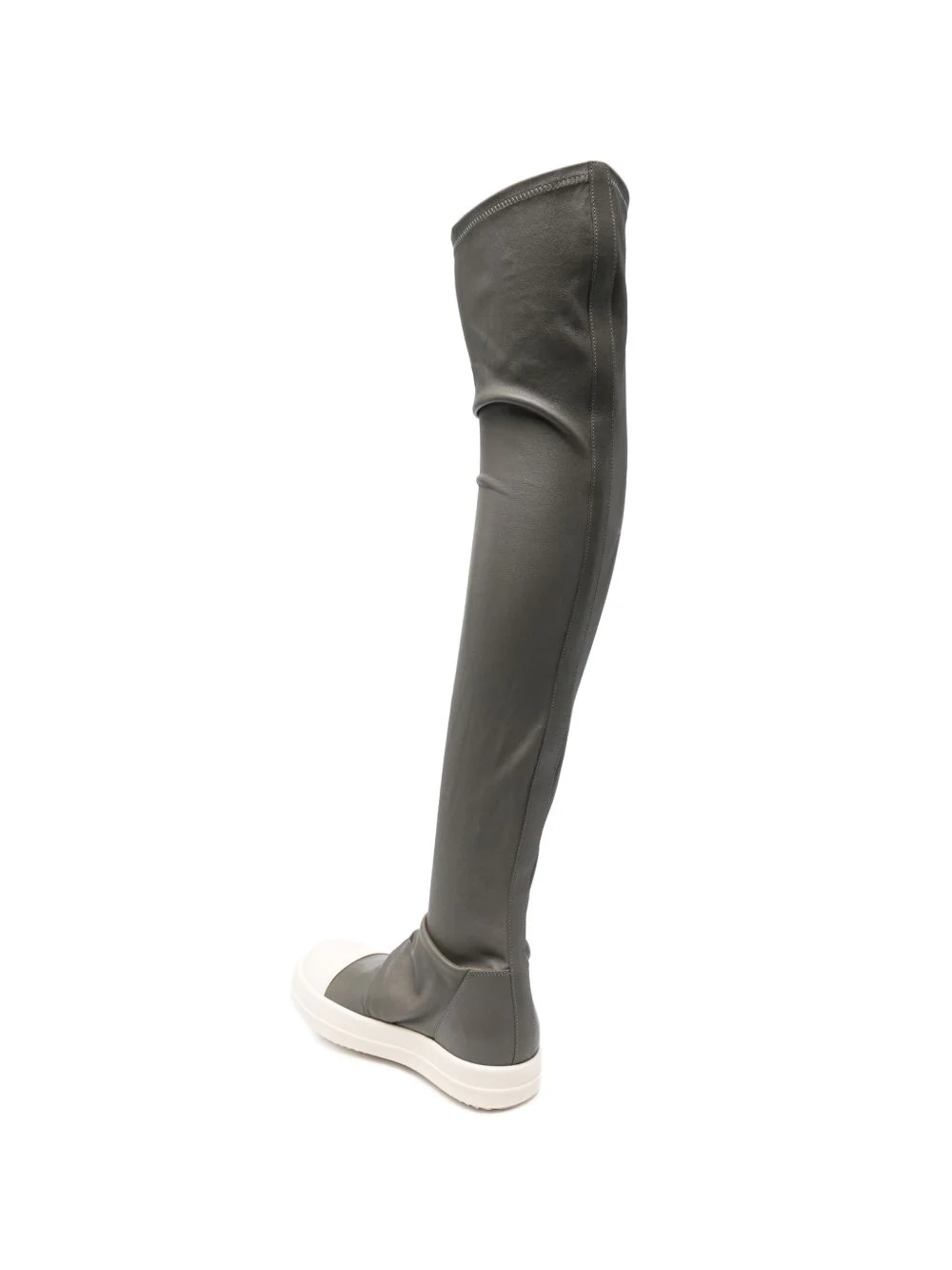 Rick Owens Women Leather Over-The-Knee Boots - Image 3