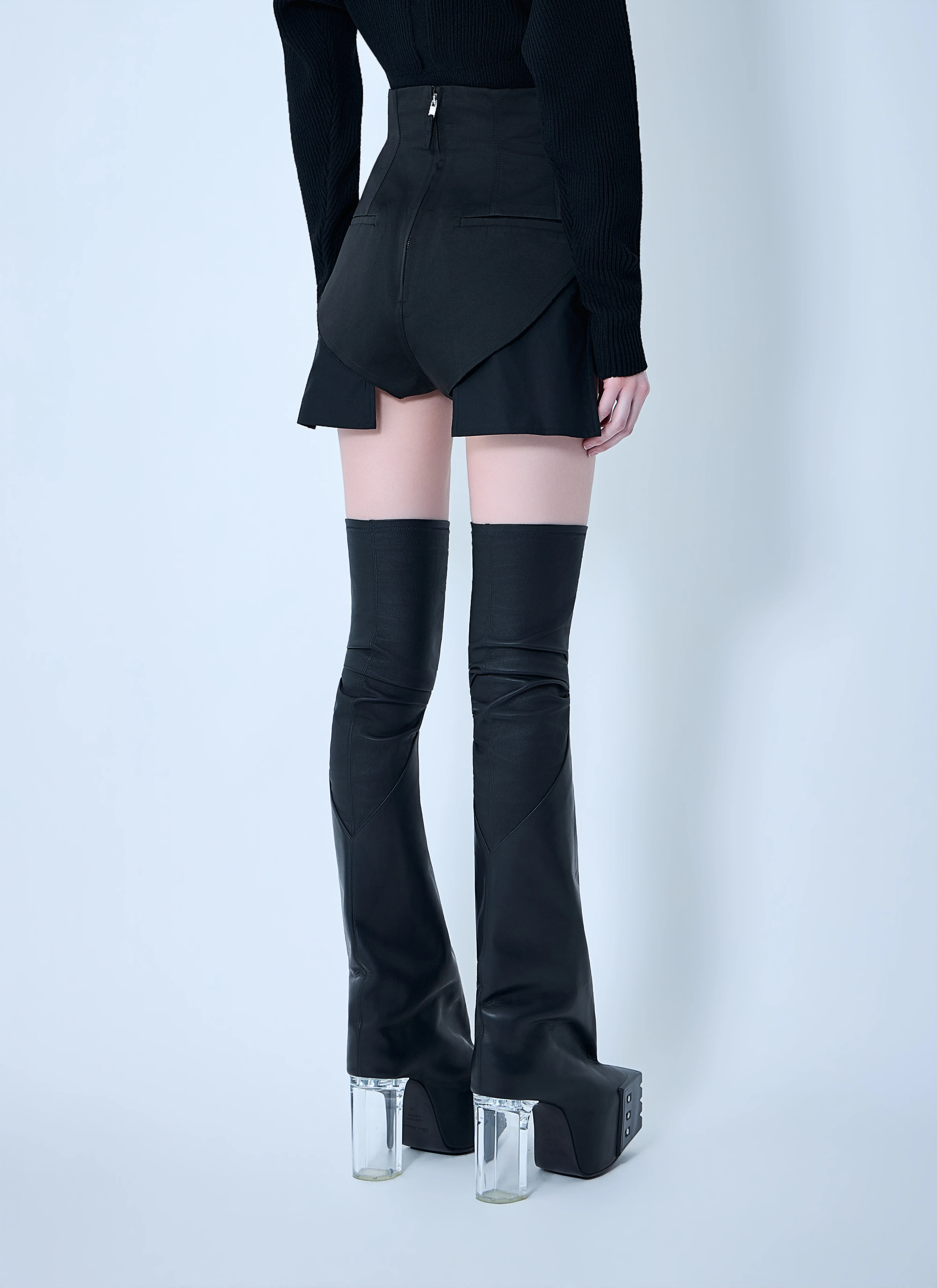 Rick Owens Women Dirt Cutoffs Shorts - Image 4
