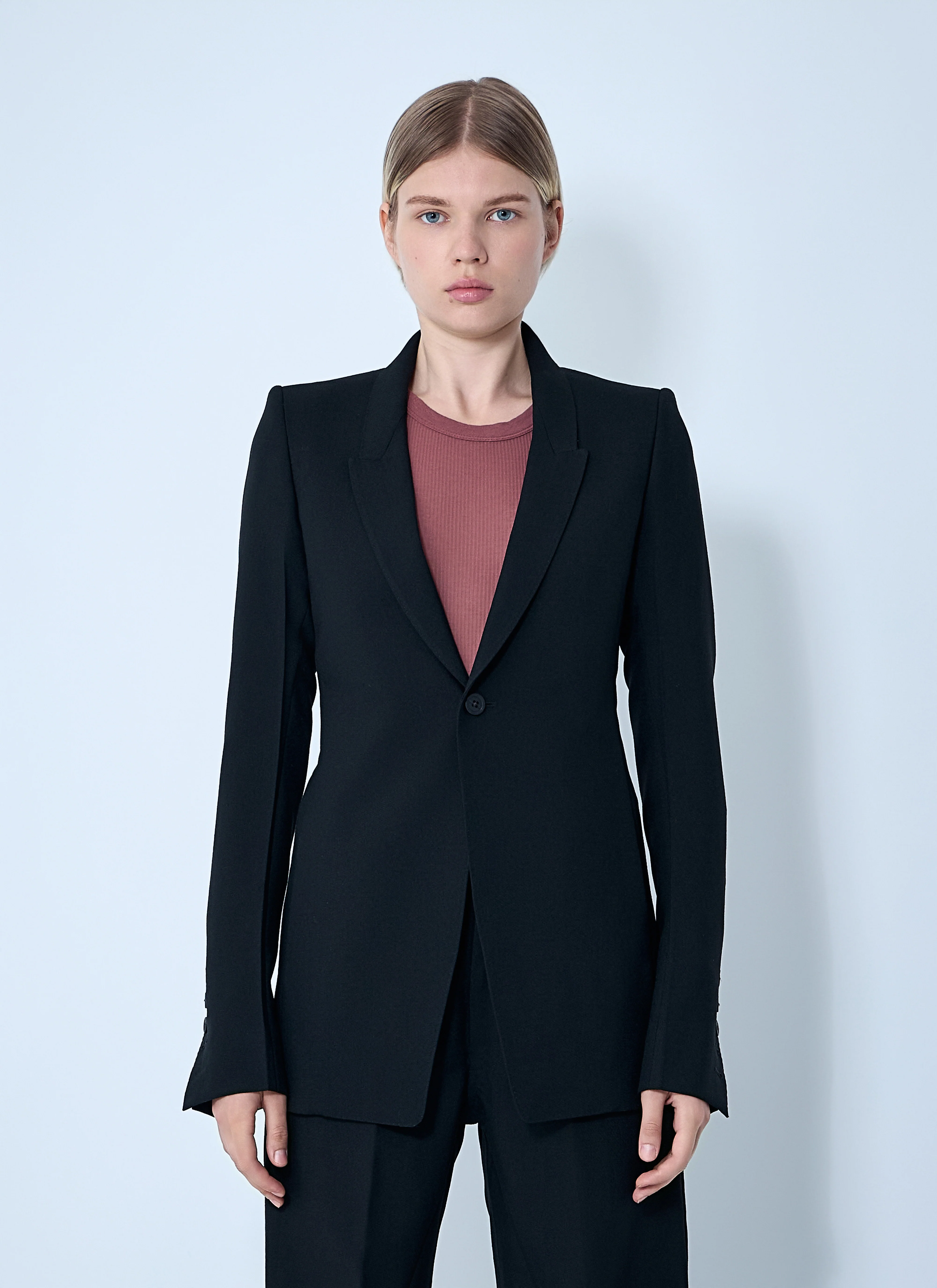 Rick Owens Women Extreme Soft Single-Breasted Blazer