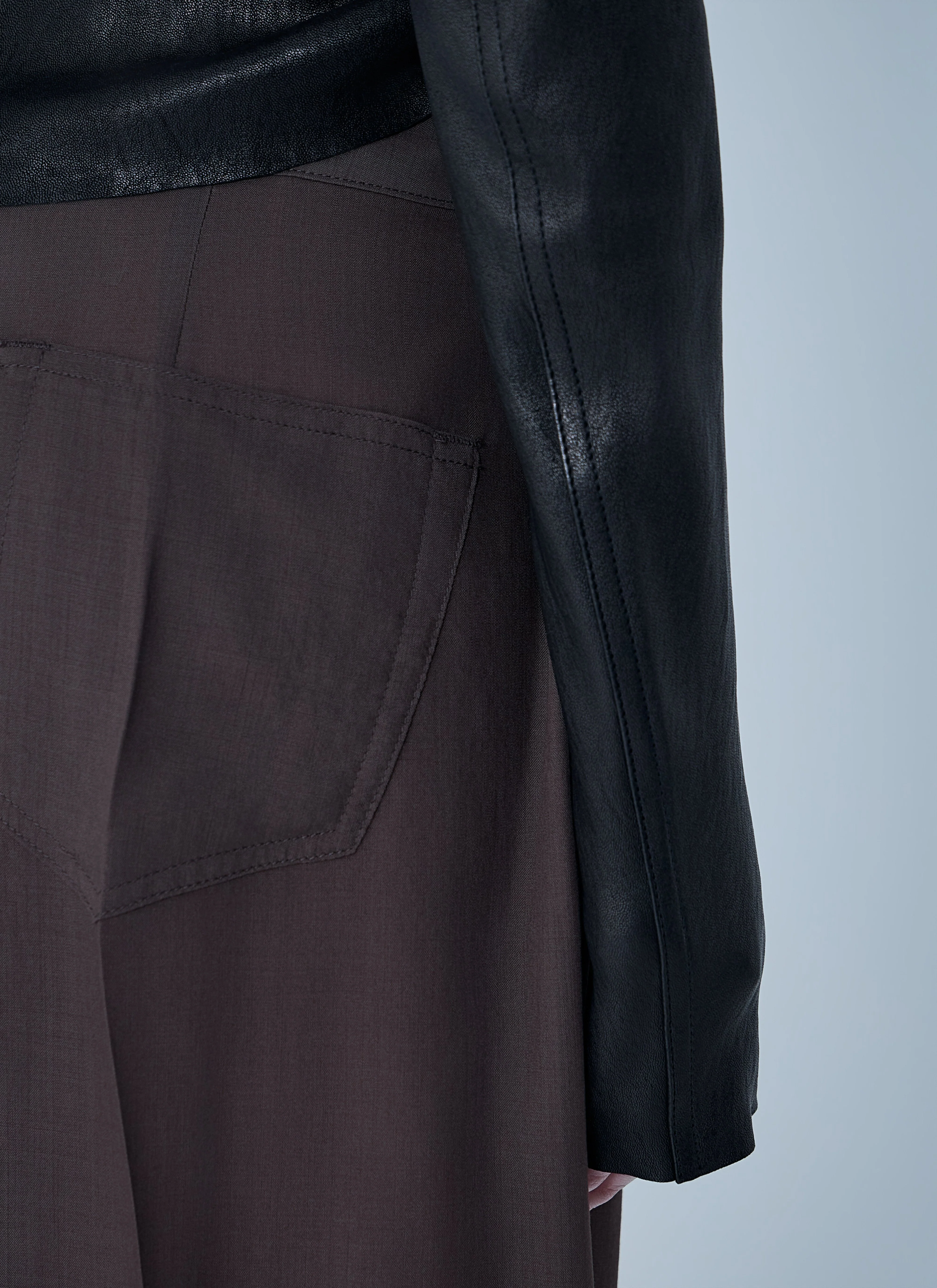 Rick Owens Women Gary Leather Jacket - Image 6