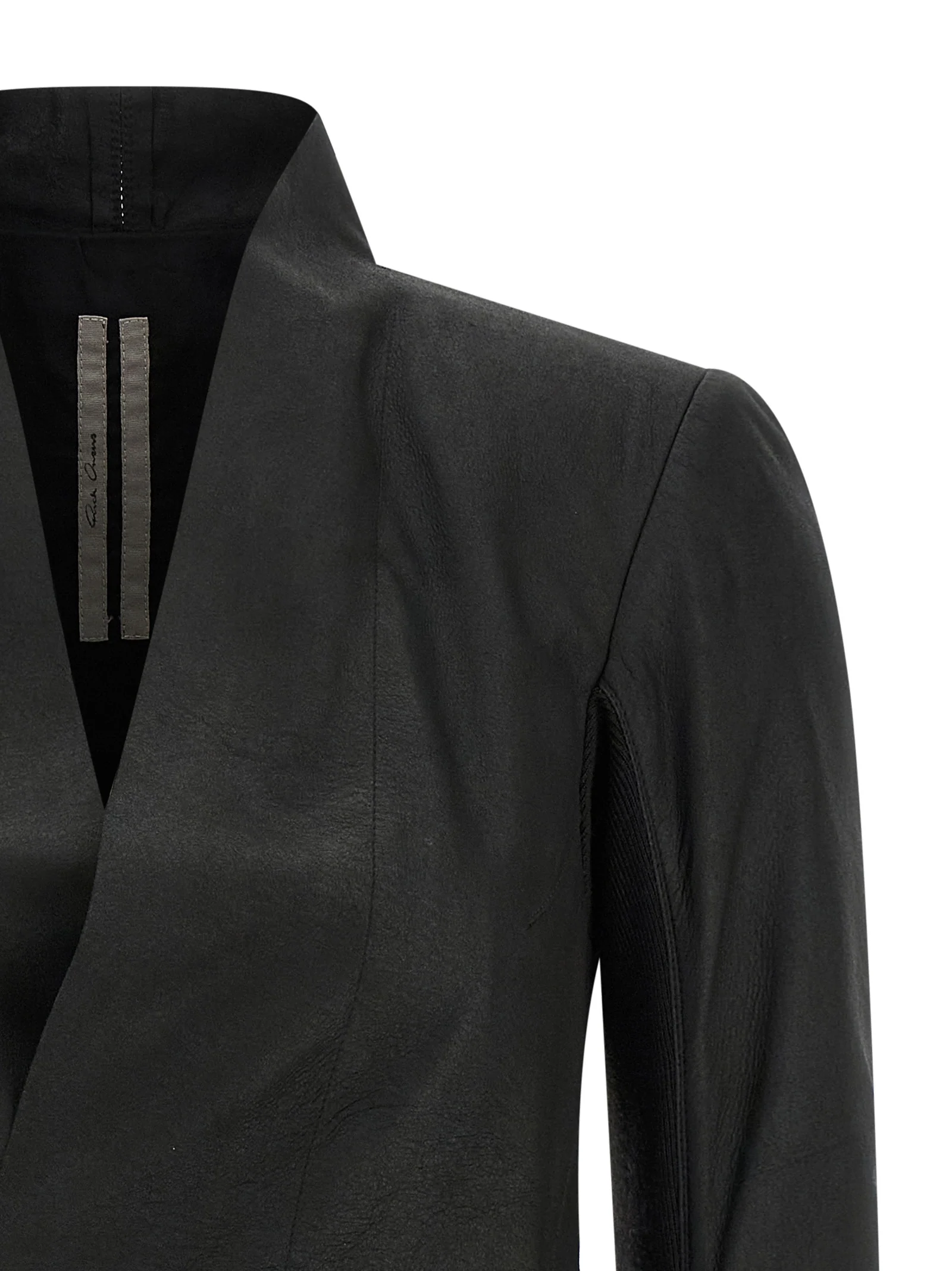 Rick Owens Women 'Hollywood' Leather Jacket - Image 3