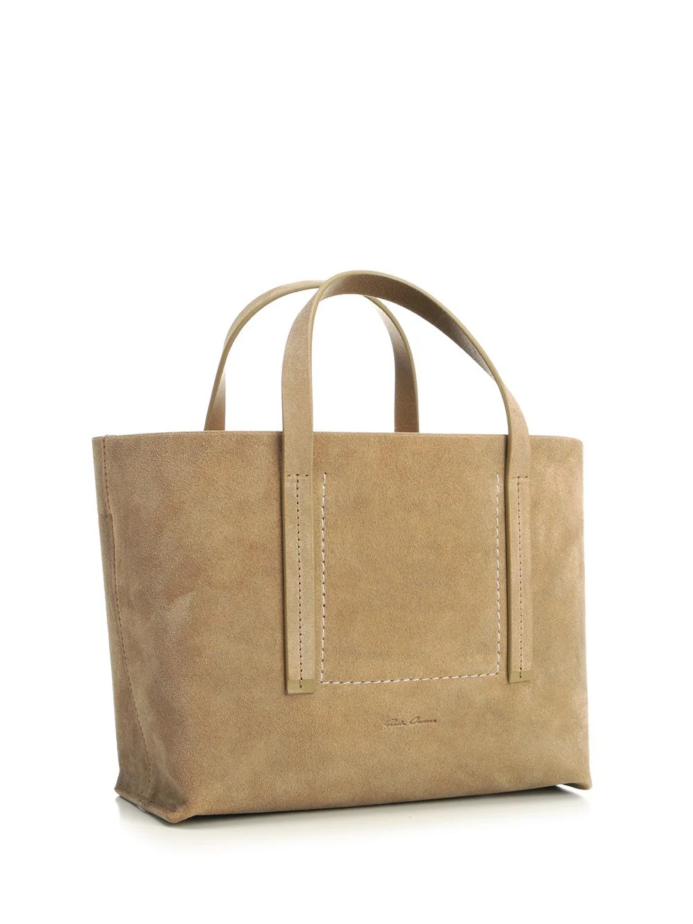 Rick Owens Women Suede Mini Shopper - Image 2