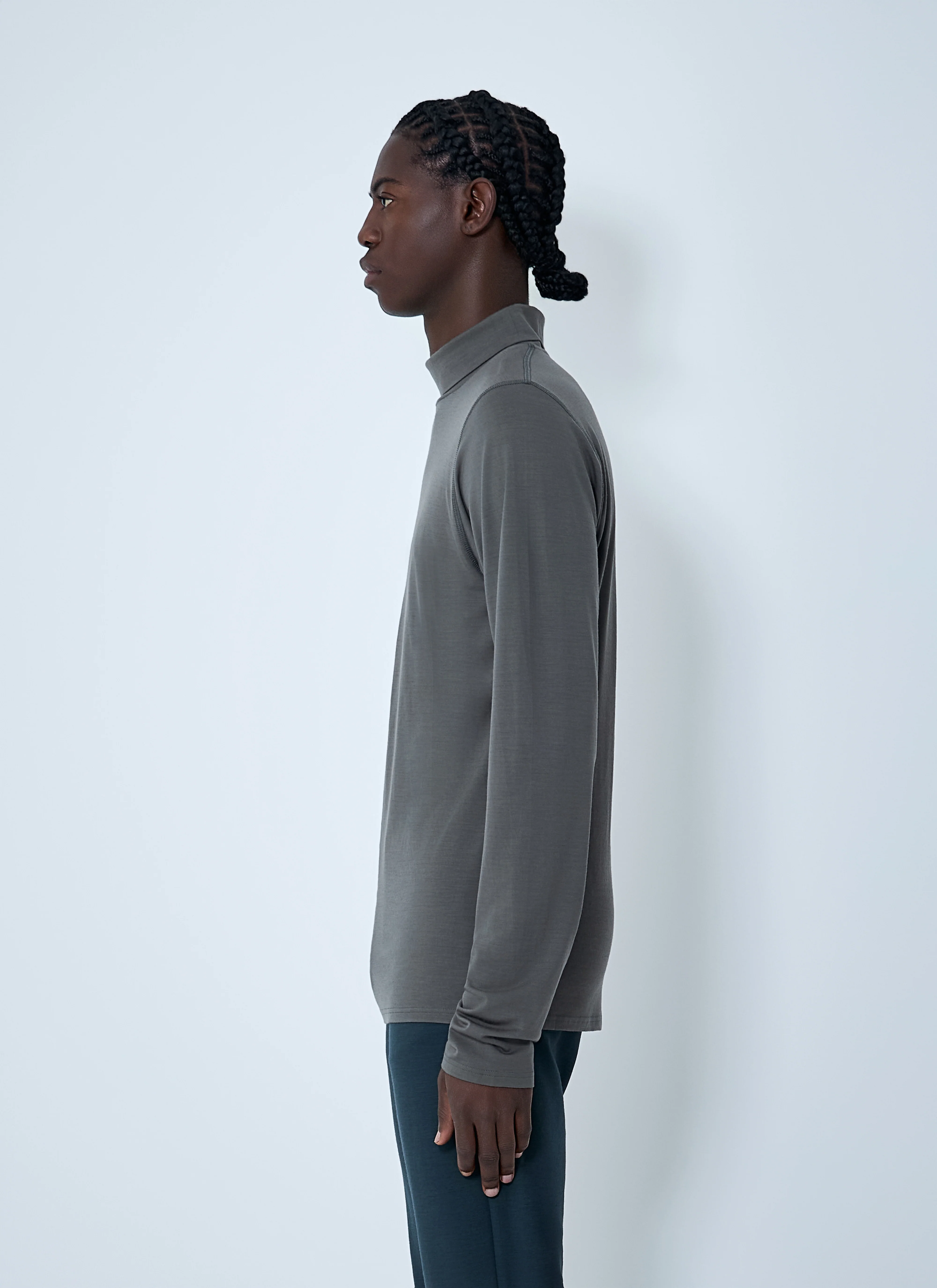 Rier Men Wool Turtleneck Sweater - Image 3