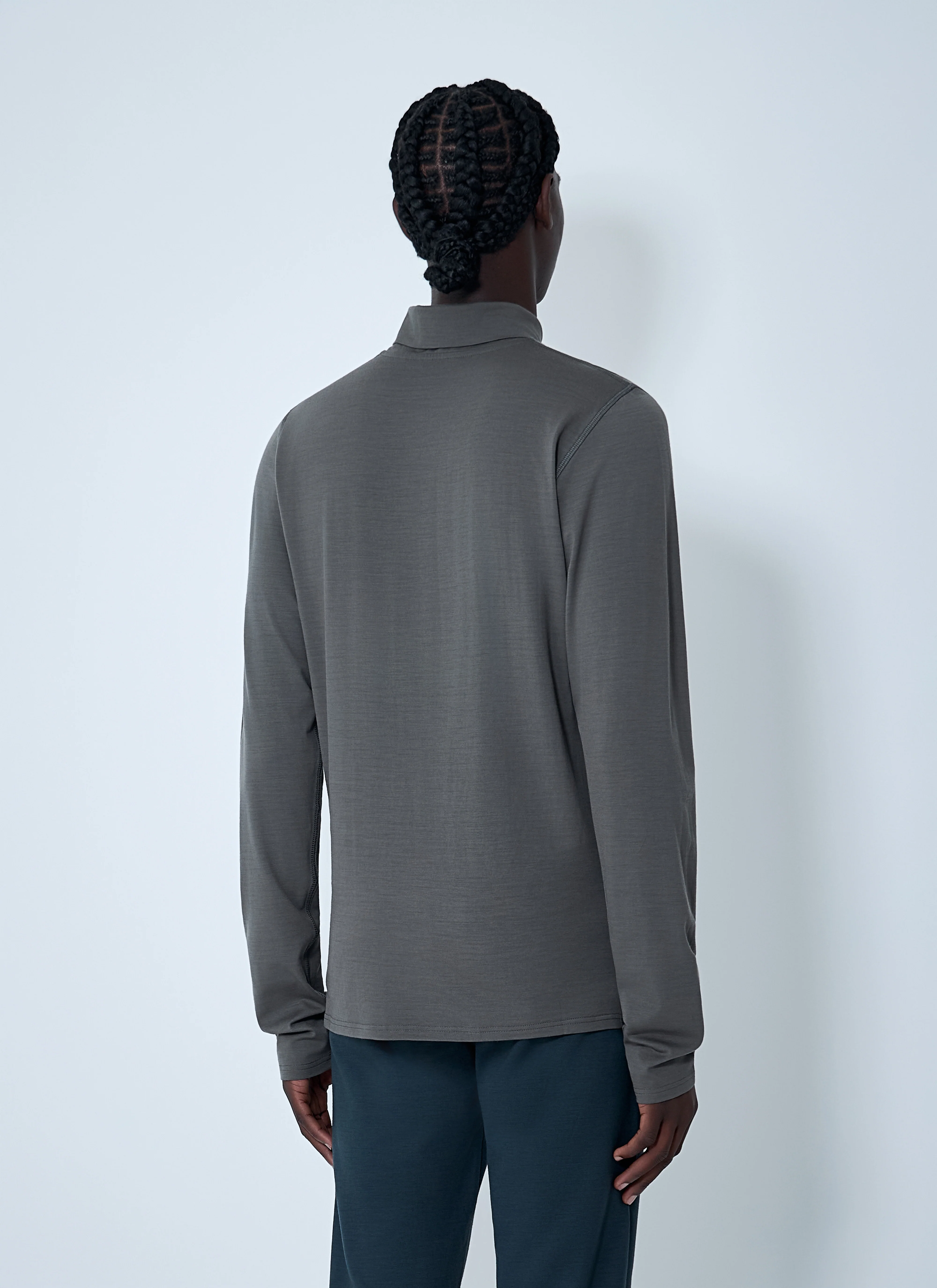 Rier Men Wool Turtleneck Sweater - Image 4