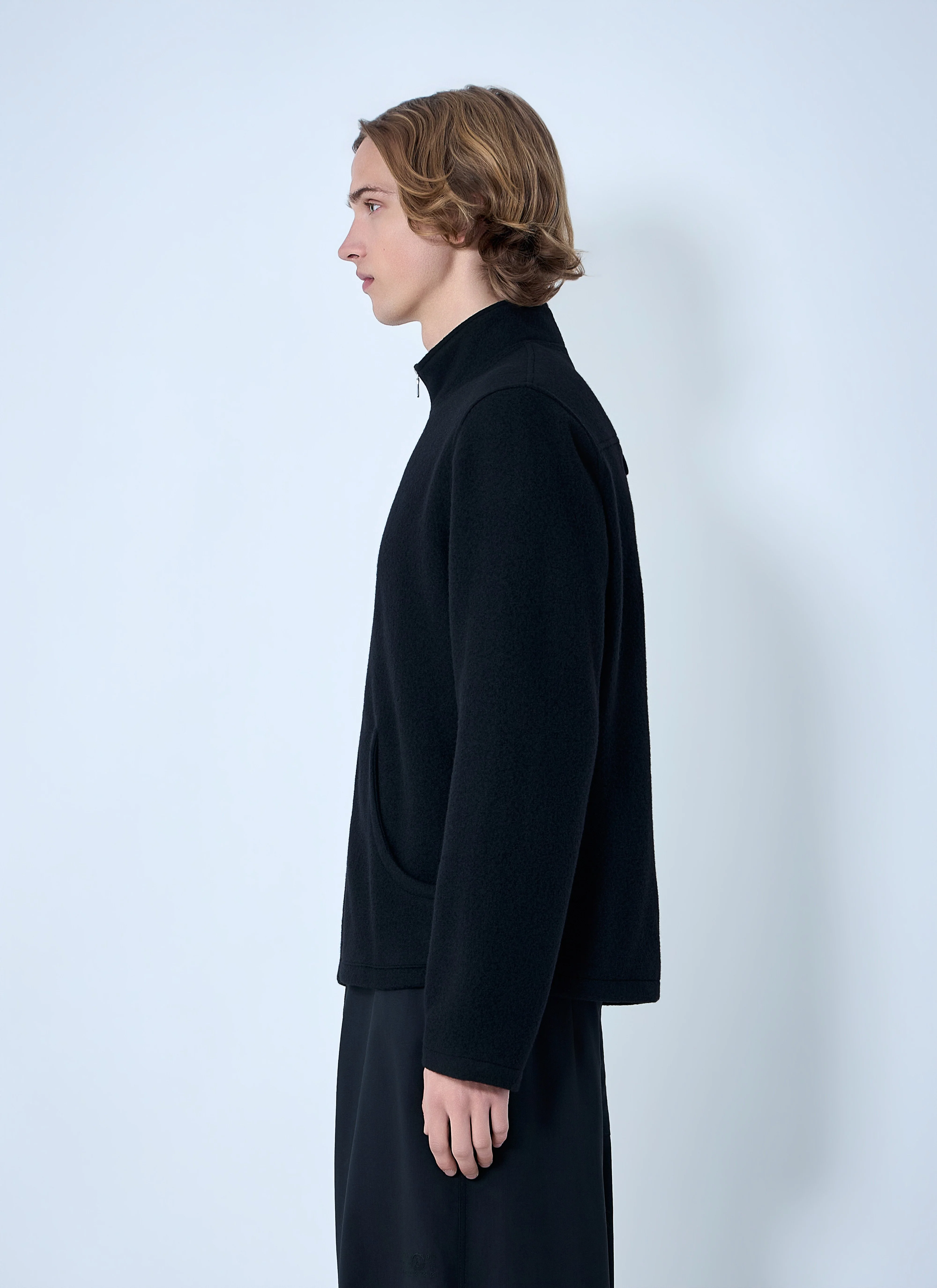Rier Men Wool Zip-Up Jacket - Image 3