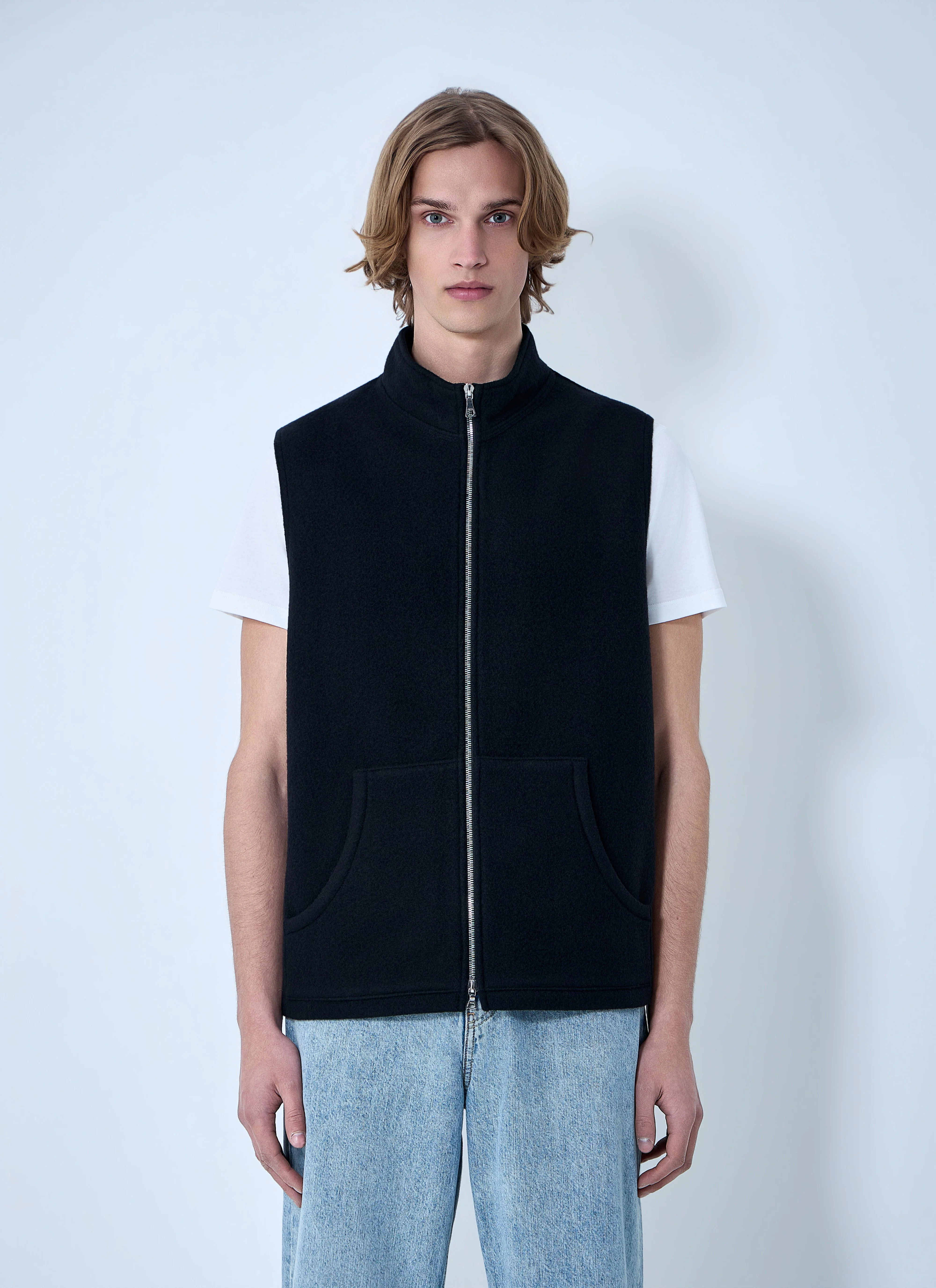 Rier Women High-Neck Zip Vest