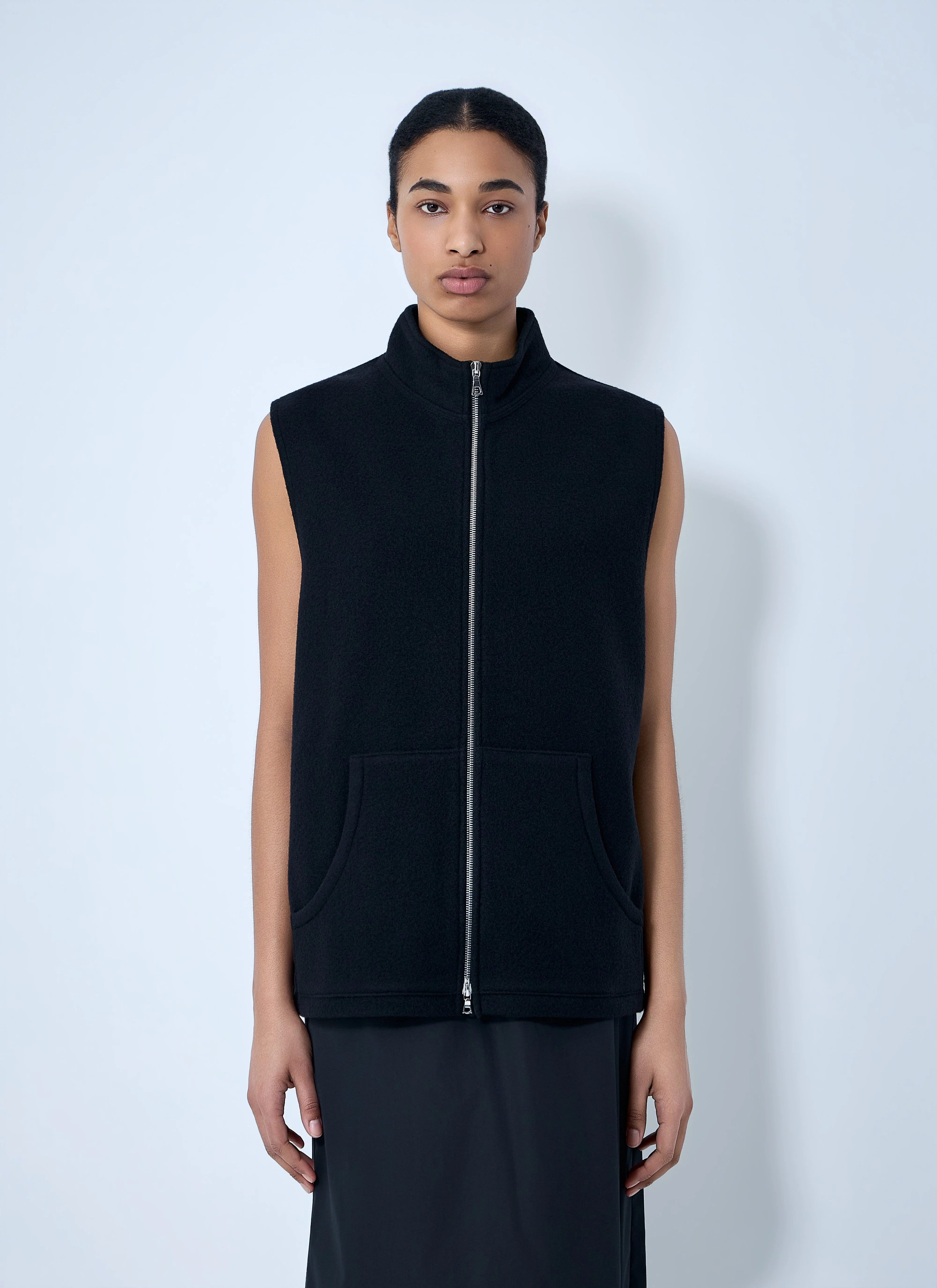 Rier Women High-Neck Zip Vest - Image 7