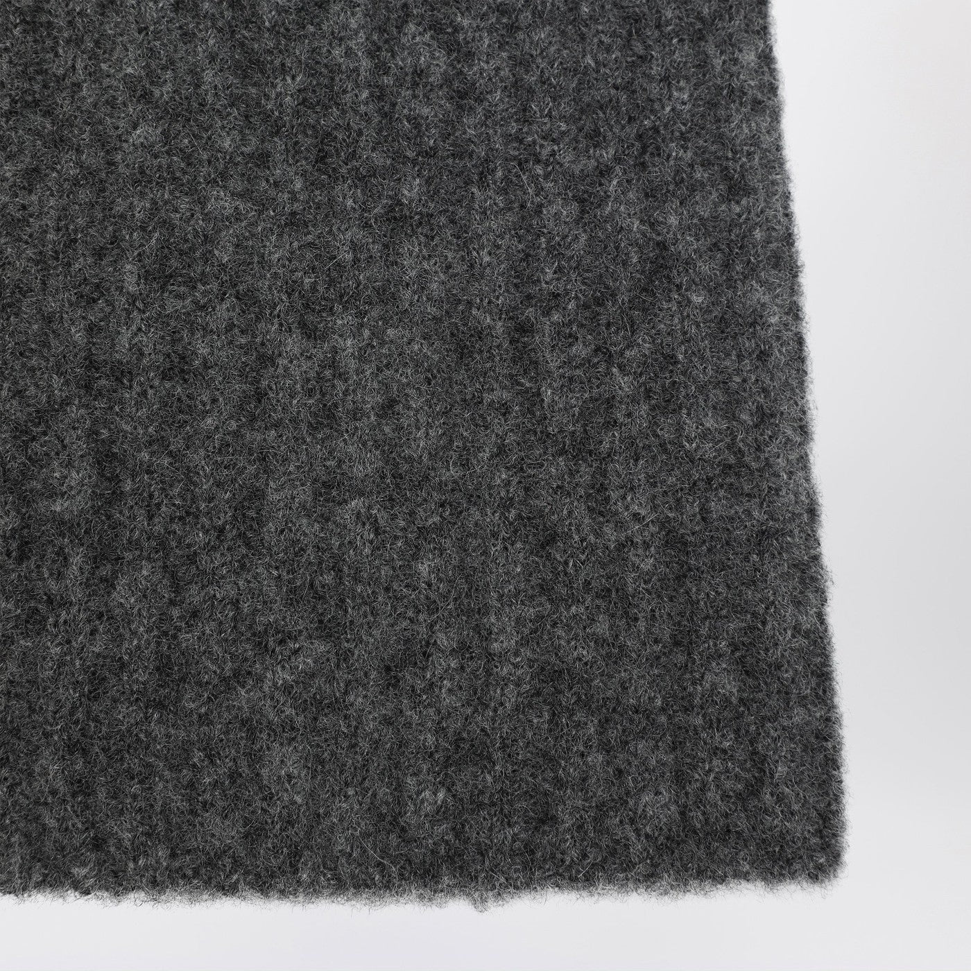 Roberto Collina Charcoal Cashmere Ribbed Beanie Women - Image 2