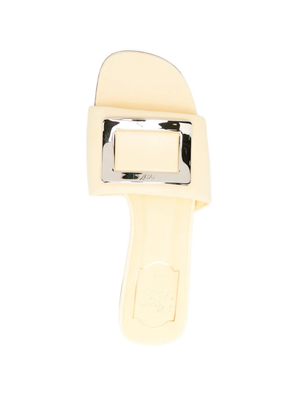 Roger Vivier Women Leather Flat Sandals - Image 2