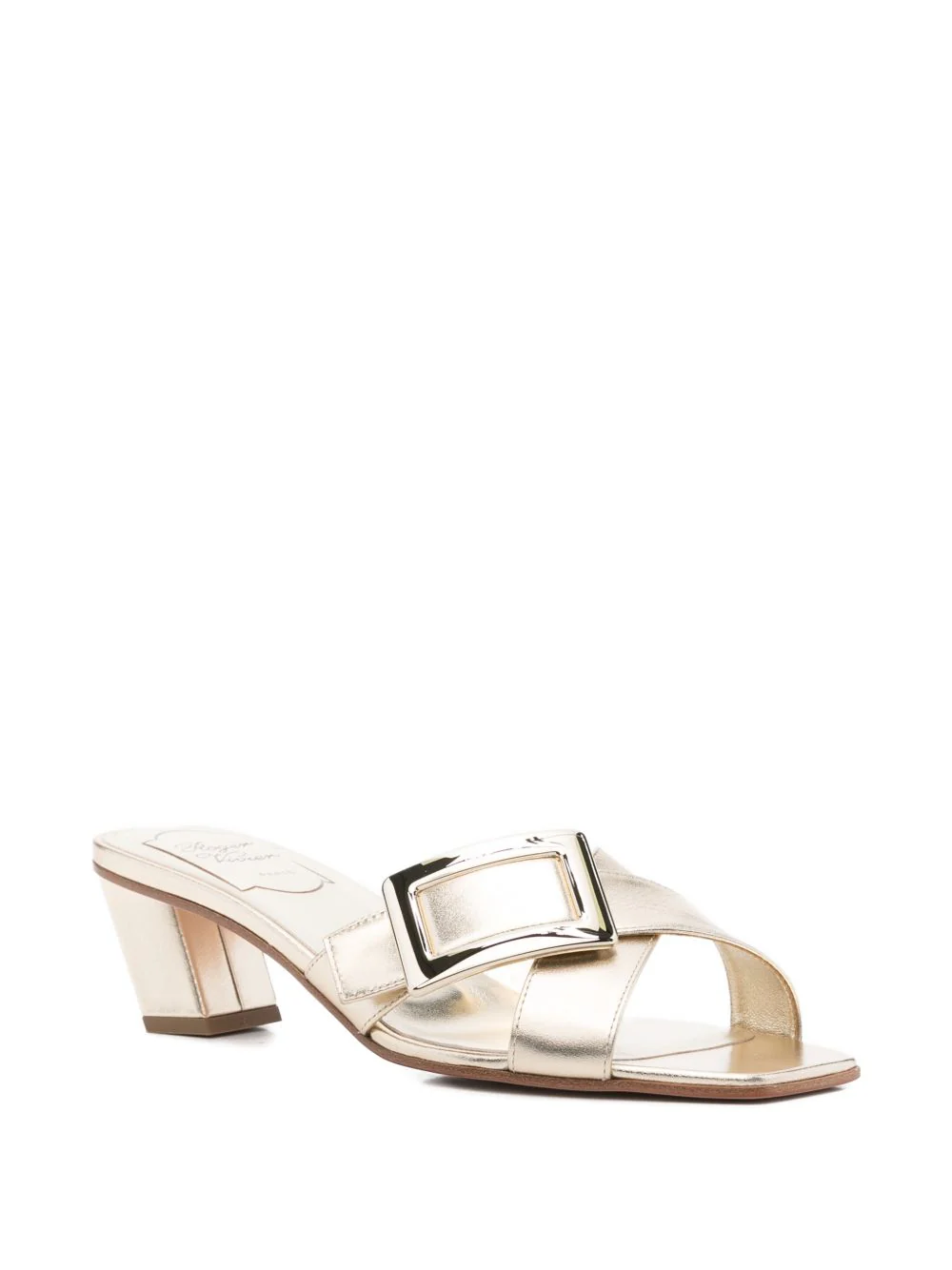 Roger Vivier Women Leather Heel Sandals - Image 2