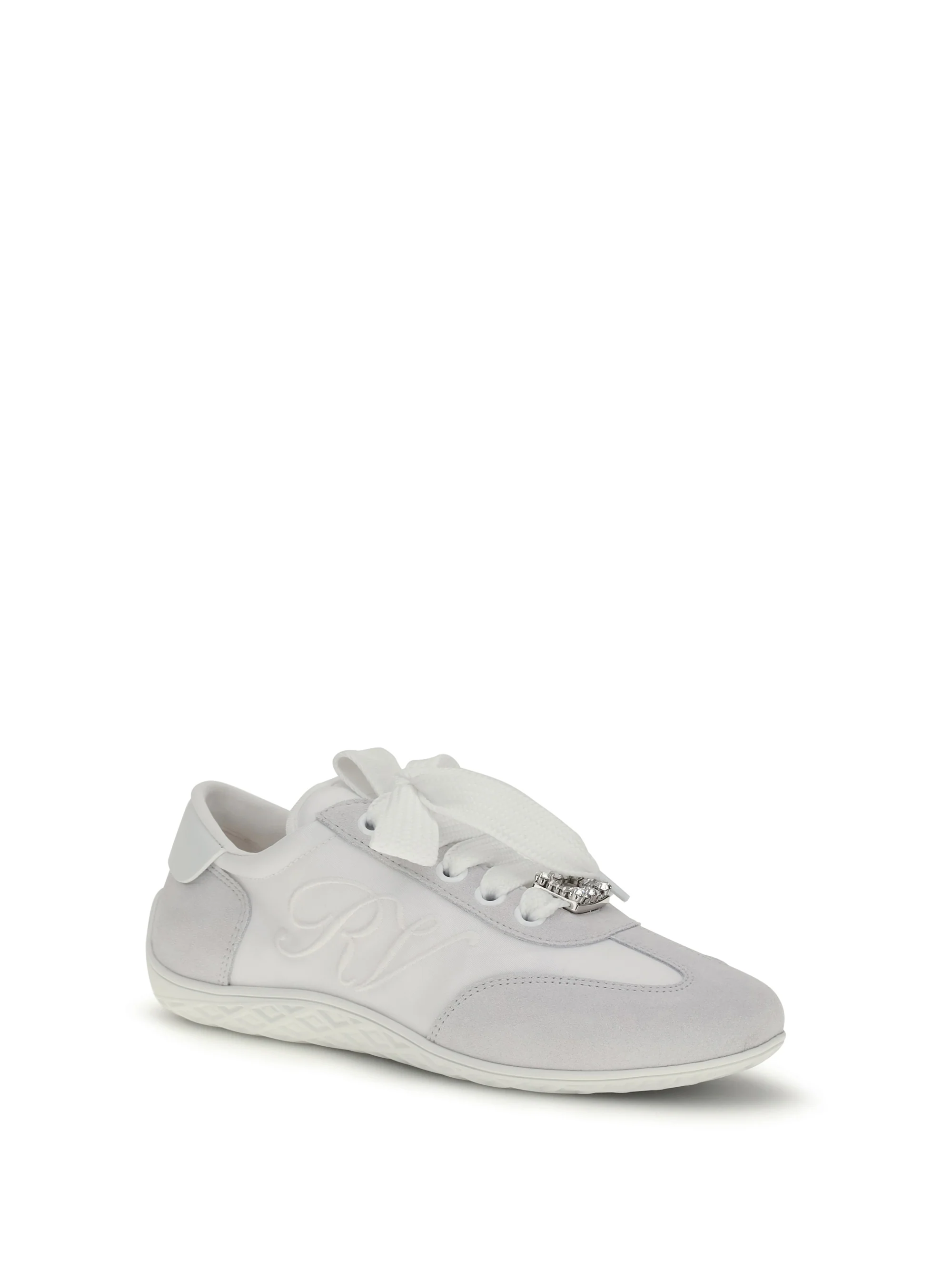 Roger Vivier Women Viv Low Suede Sneakers - Image 2