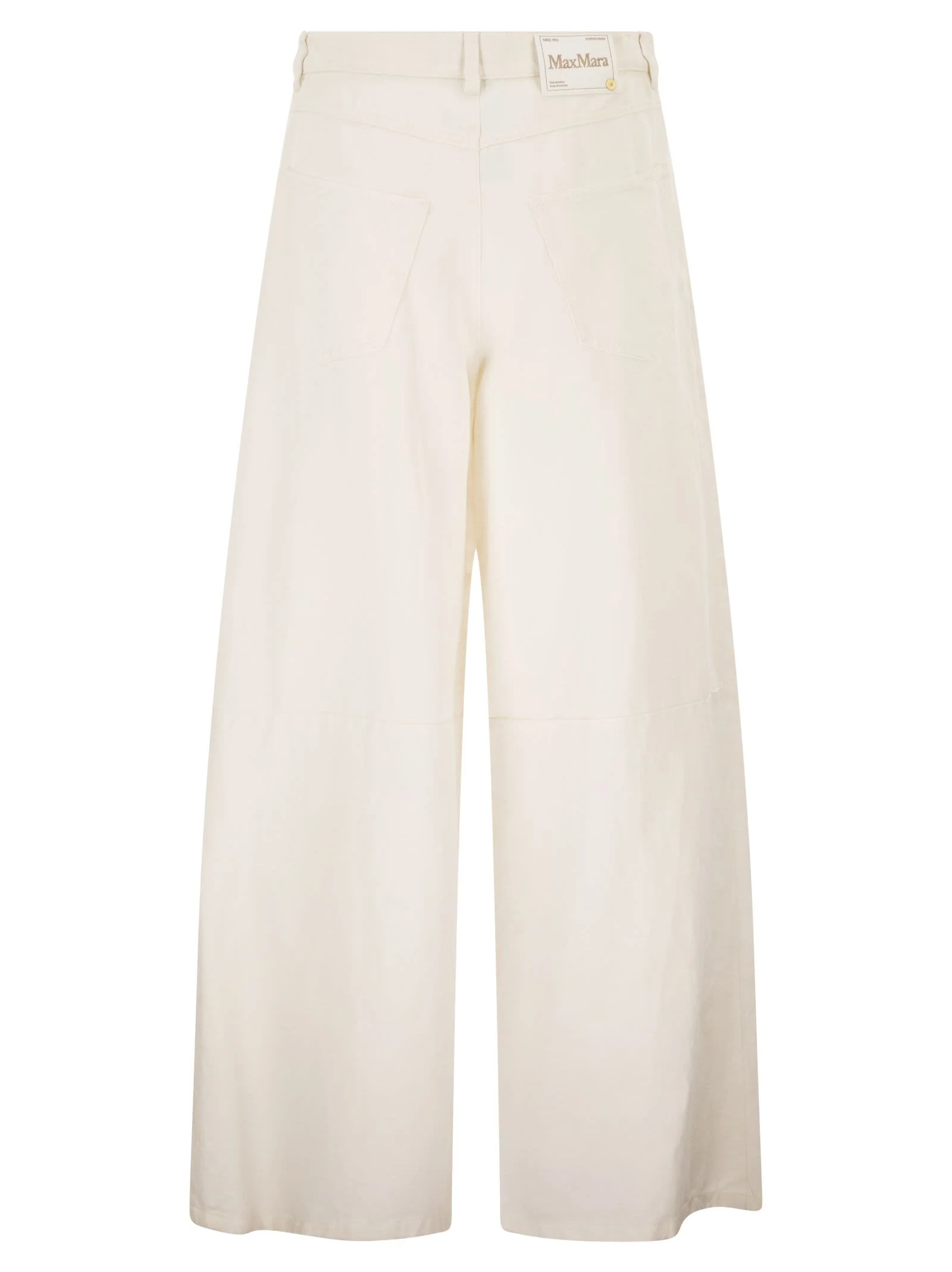 S Max Mara Women Smmaloa - Wide-Leg Trousers In Cotton And Linen - Image 2