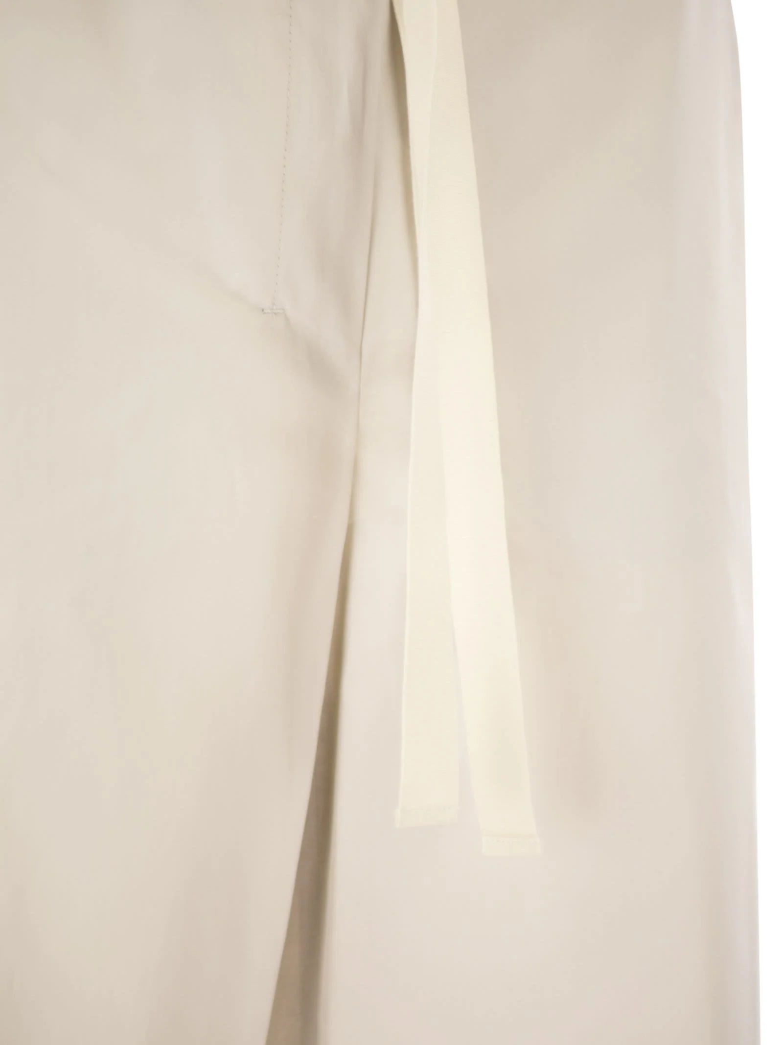 S Max Mara Women Smmargento - Cotton Drawstring Trousers - Image 4