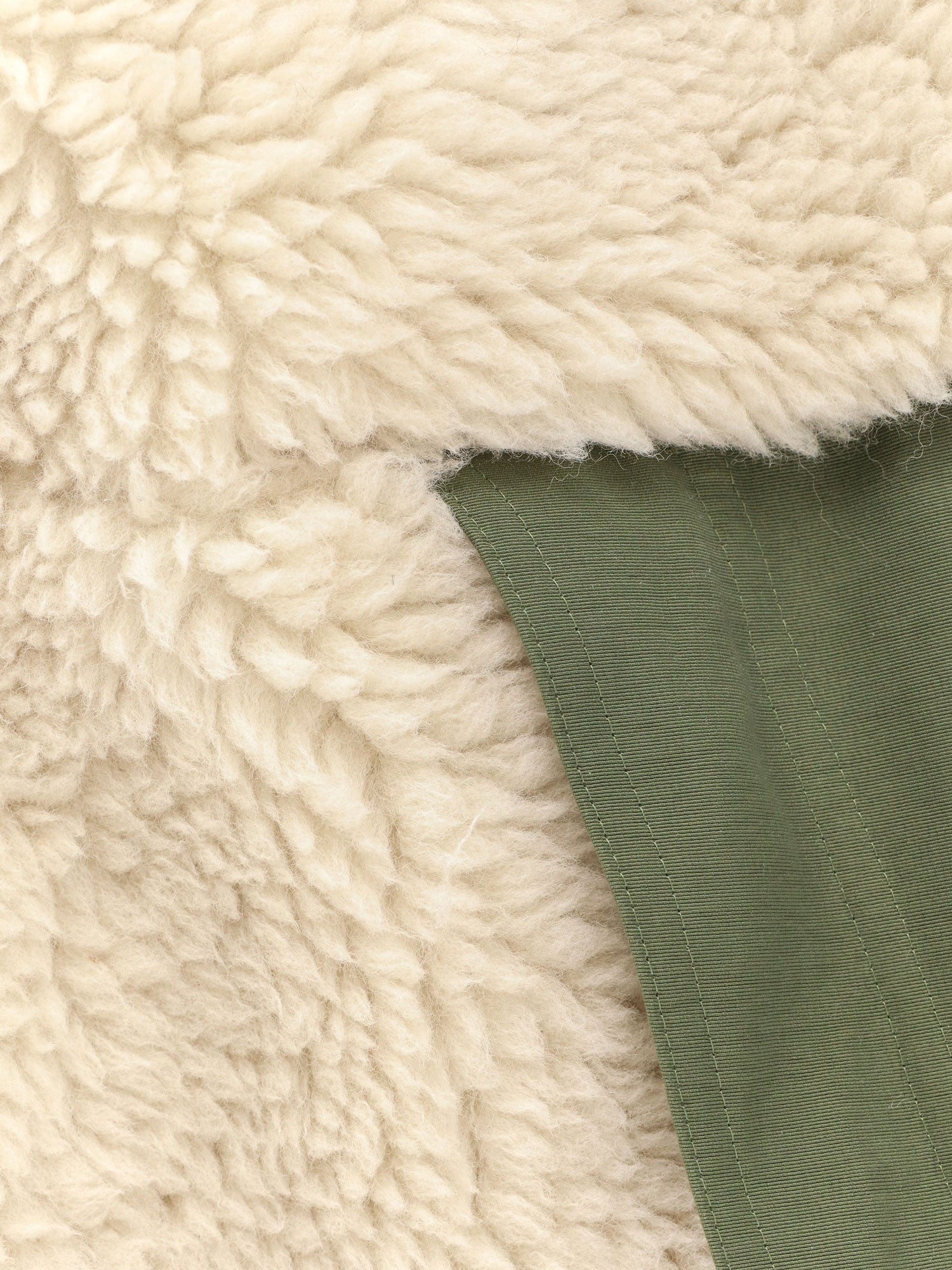 Sacai Men Eco Shearling And Nylon Jacket - Image 3