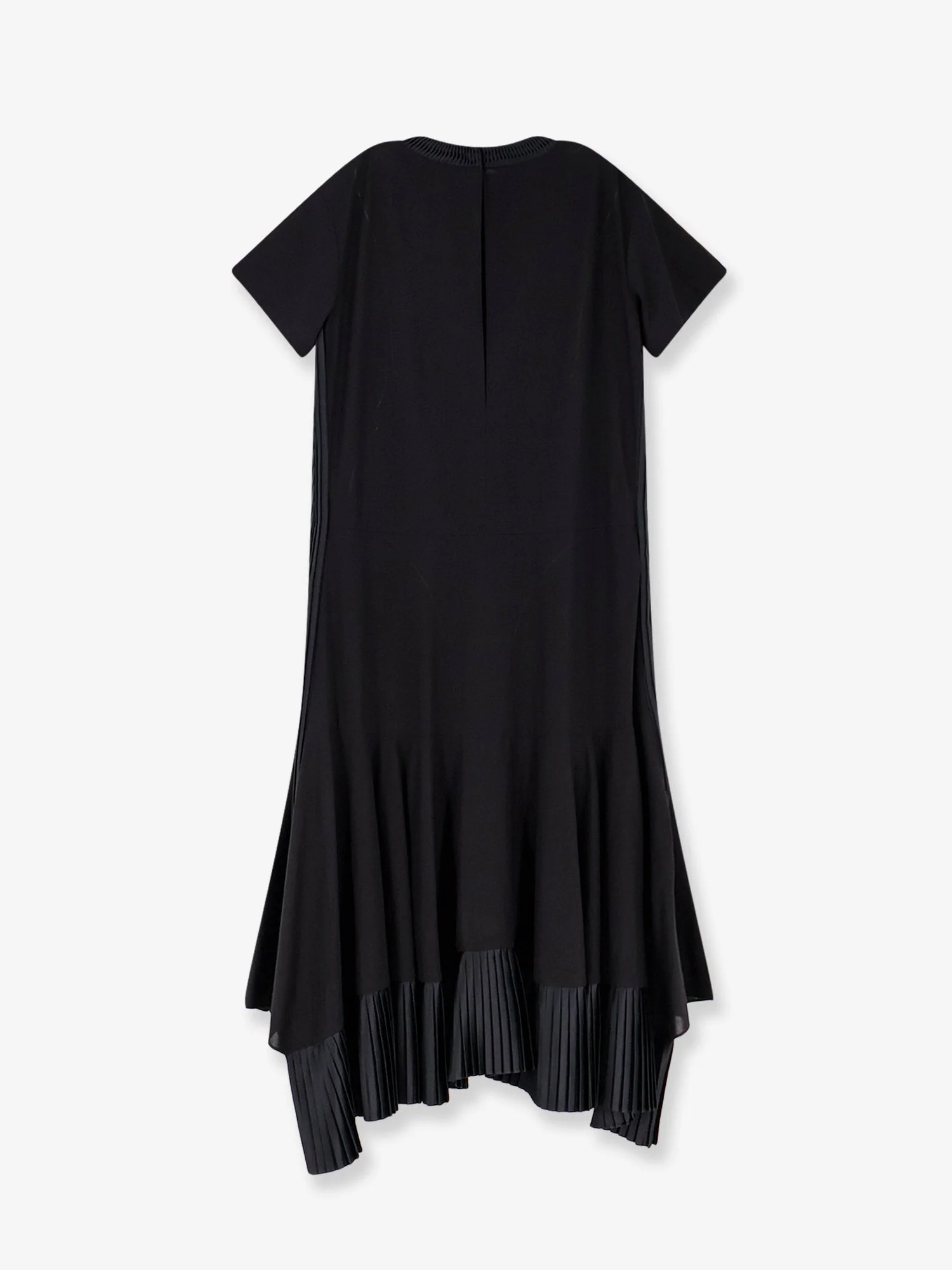 Sacai Women Cotton Dress With Pleated Details - Image 2
