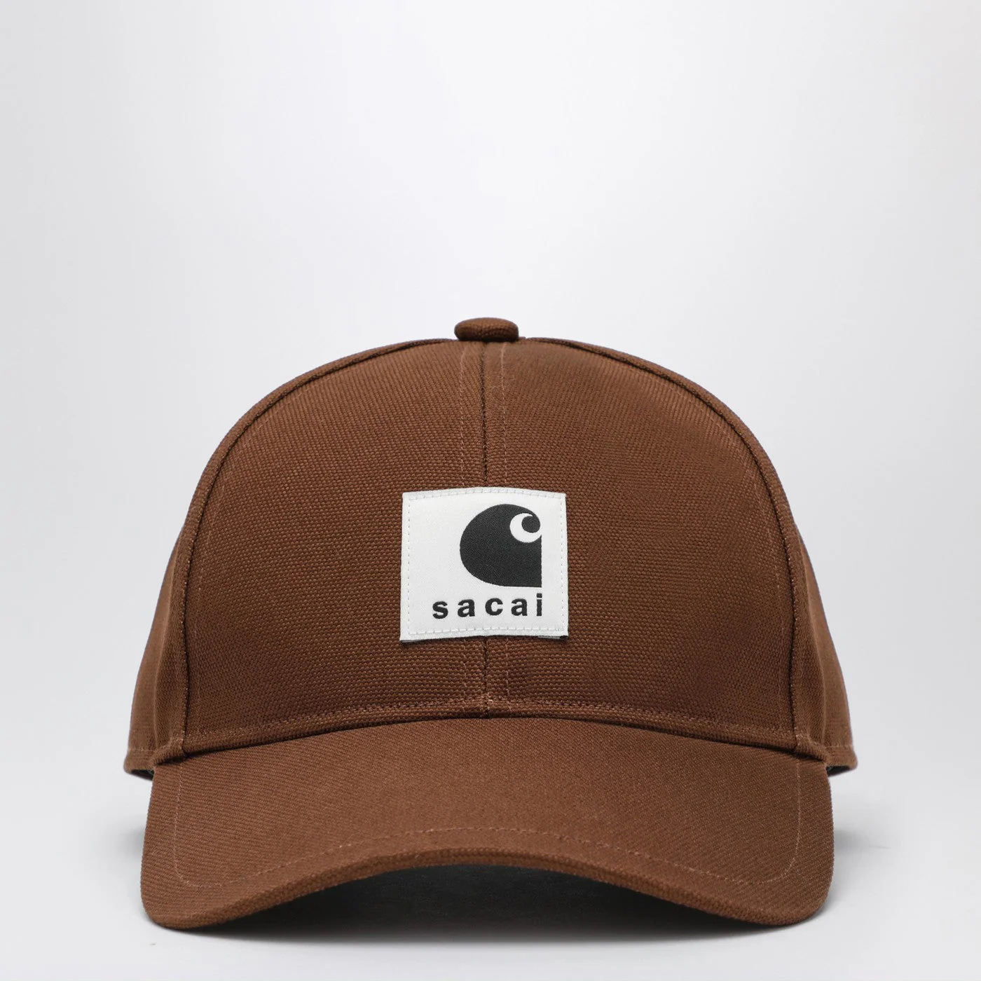 Sacai X Carhartt Wip Beige Baseball Cap With Logo Patch Men