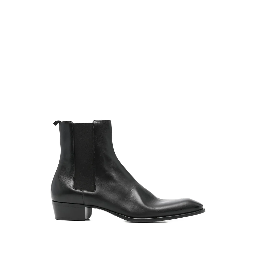 Saint Laurent Black Trainers Men