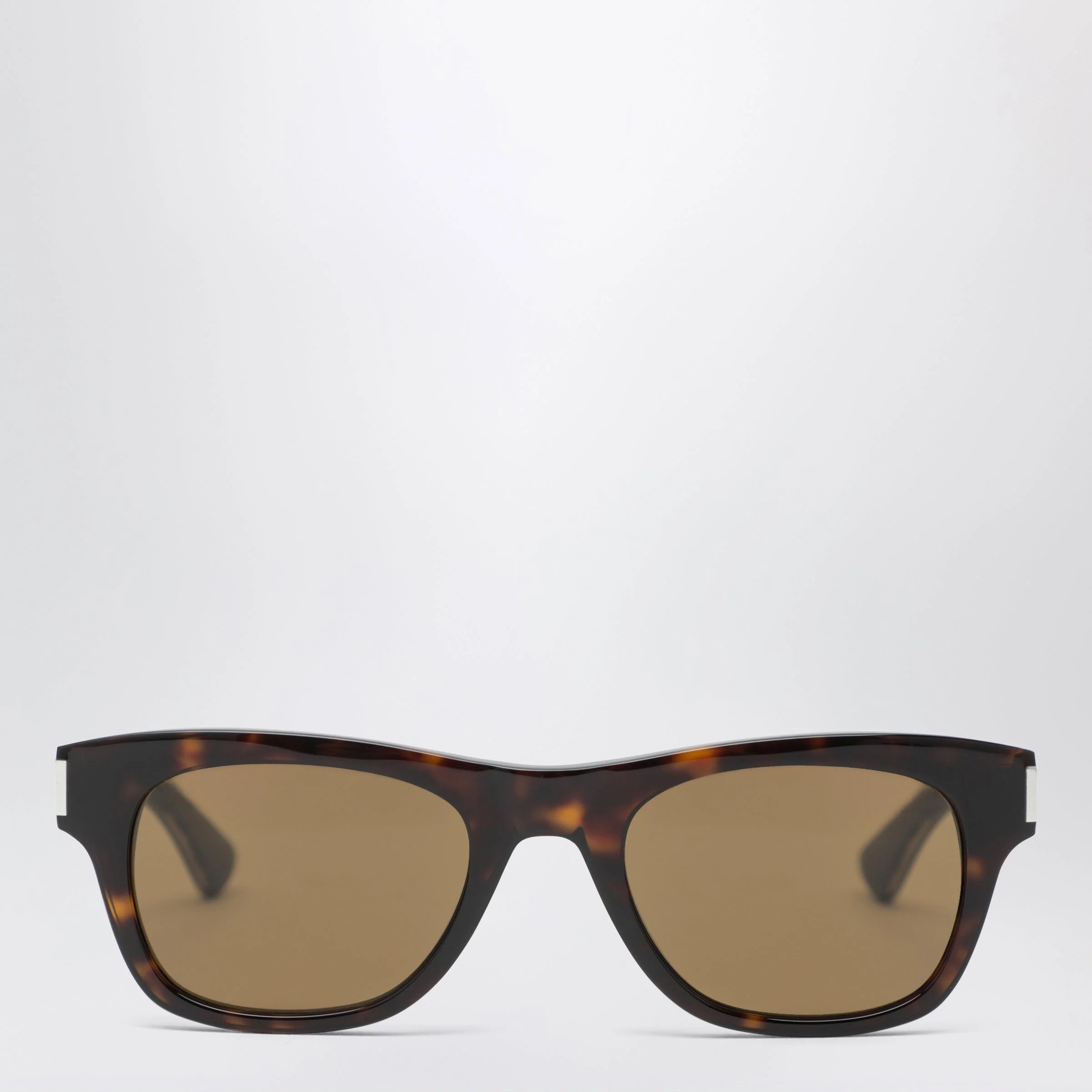 Saint Laurent Havana Rectangular Sunglasses Women