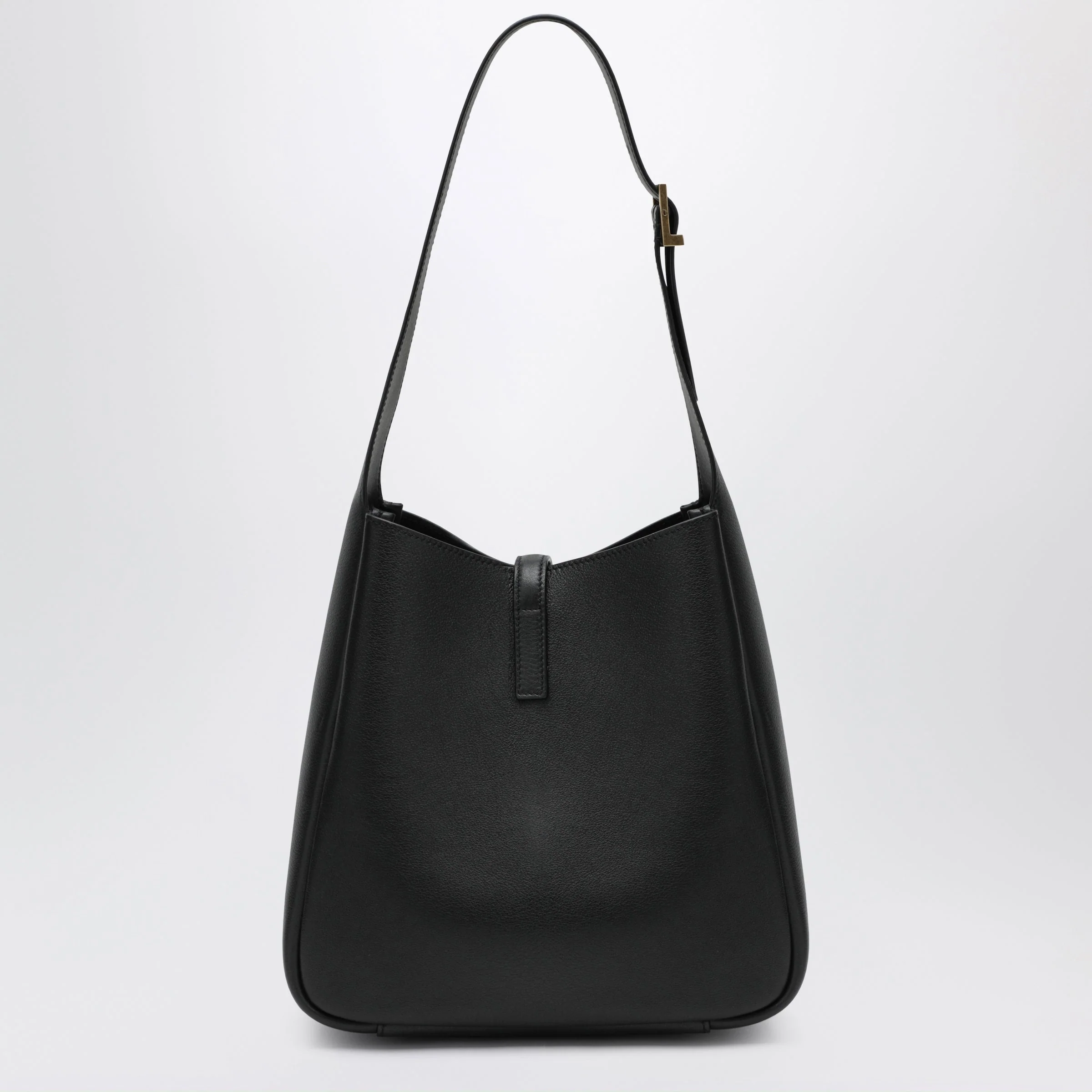 Saint Laurent Black Le 5 Ã€ 7 Micro Bag In Grained Leather Women - Image 2