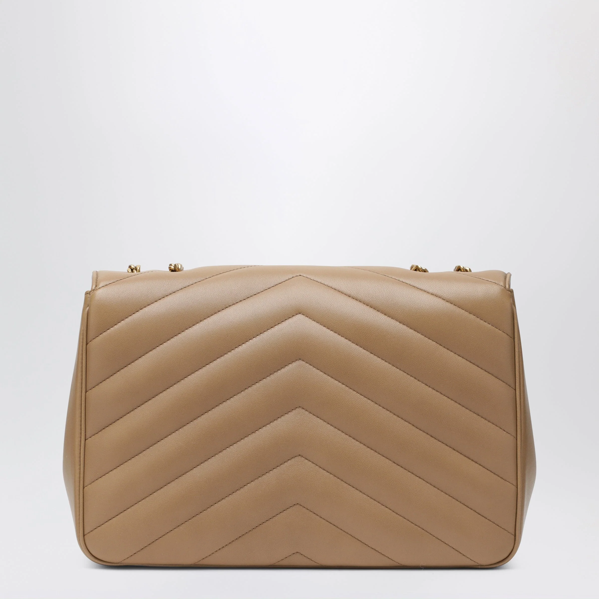Saint Laurent Loulou Large Light Brown Leather Bag Women - Image 2