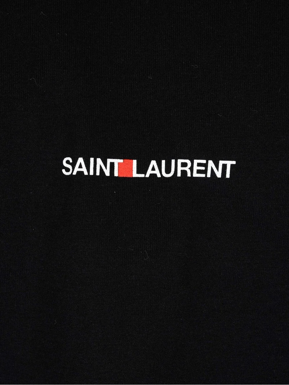 Saint Laurent Men Black Jersey T-Shirt - Image 6