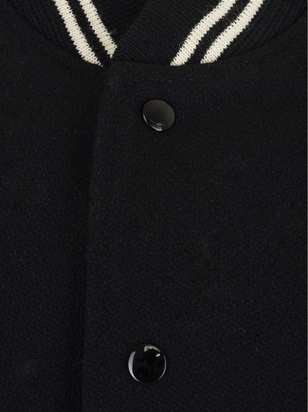Saint Laurent Men Black "Teddy" Bomber - Image 6