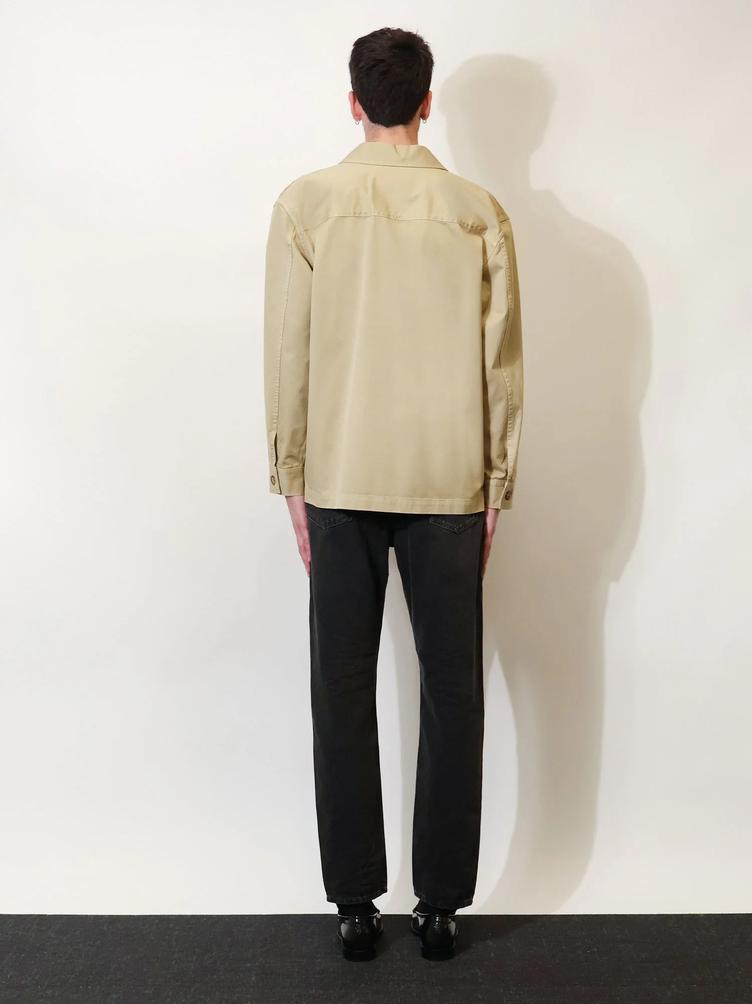 Saint Laurent Men Cassandre Certified Cotton Overshirt - Image 3