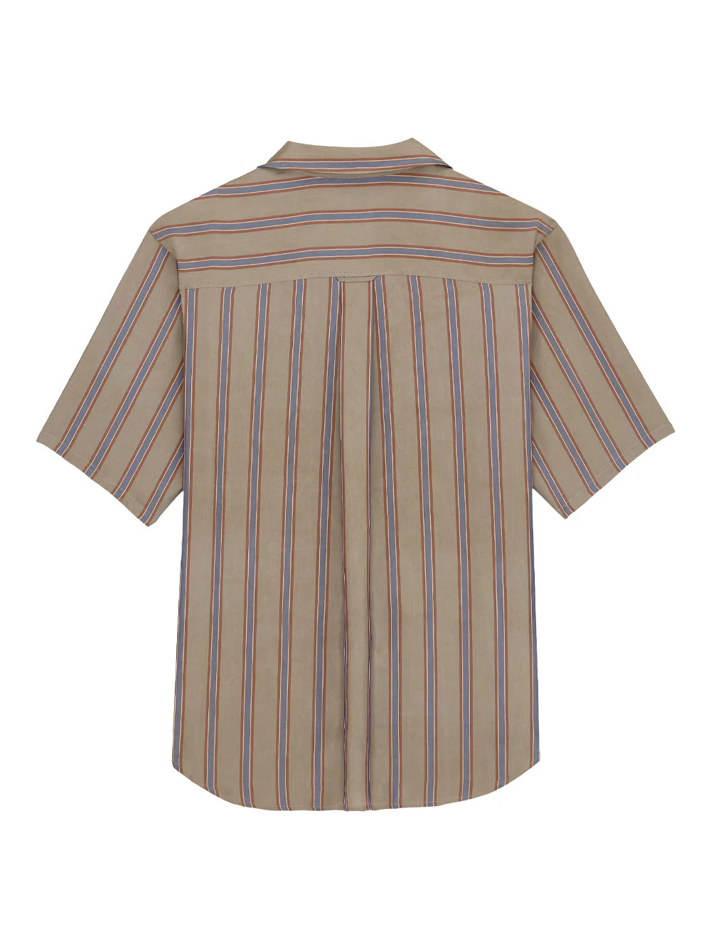 Saint Laurent Men Cassandre Shirt In Striped Cotton Twill - Image 2
