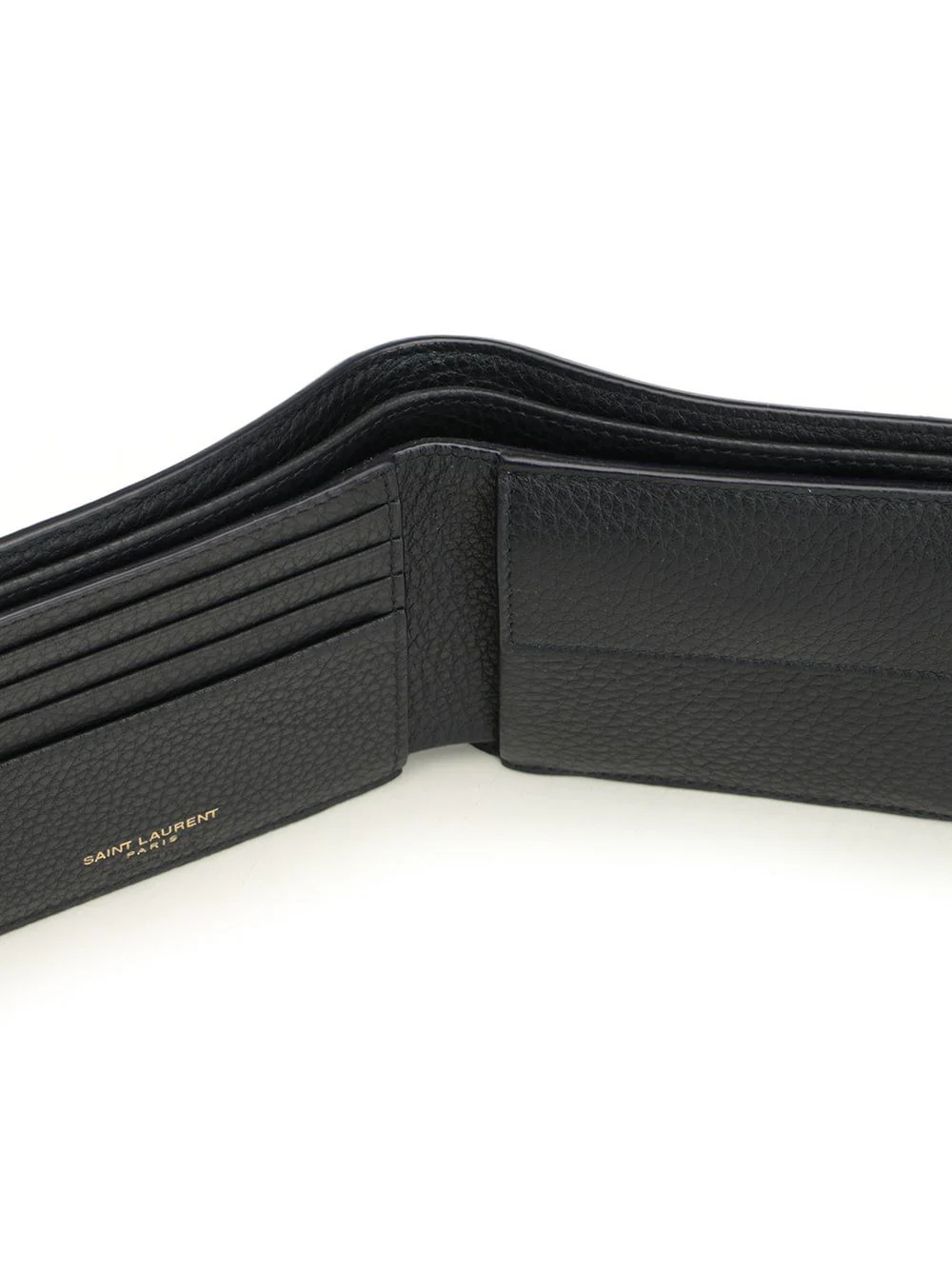 Saint Laurent Men Leather Bifold Wallet - Image 4
