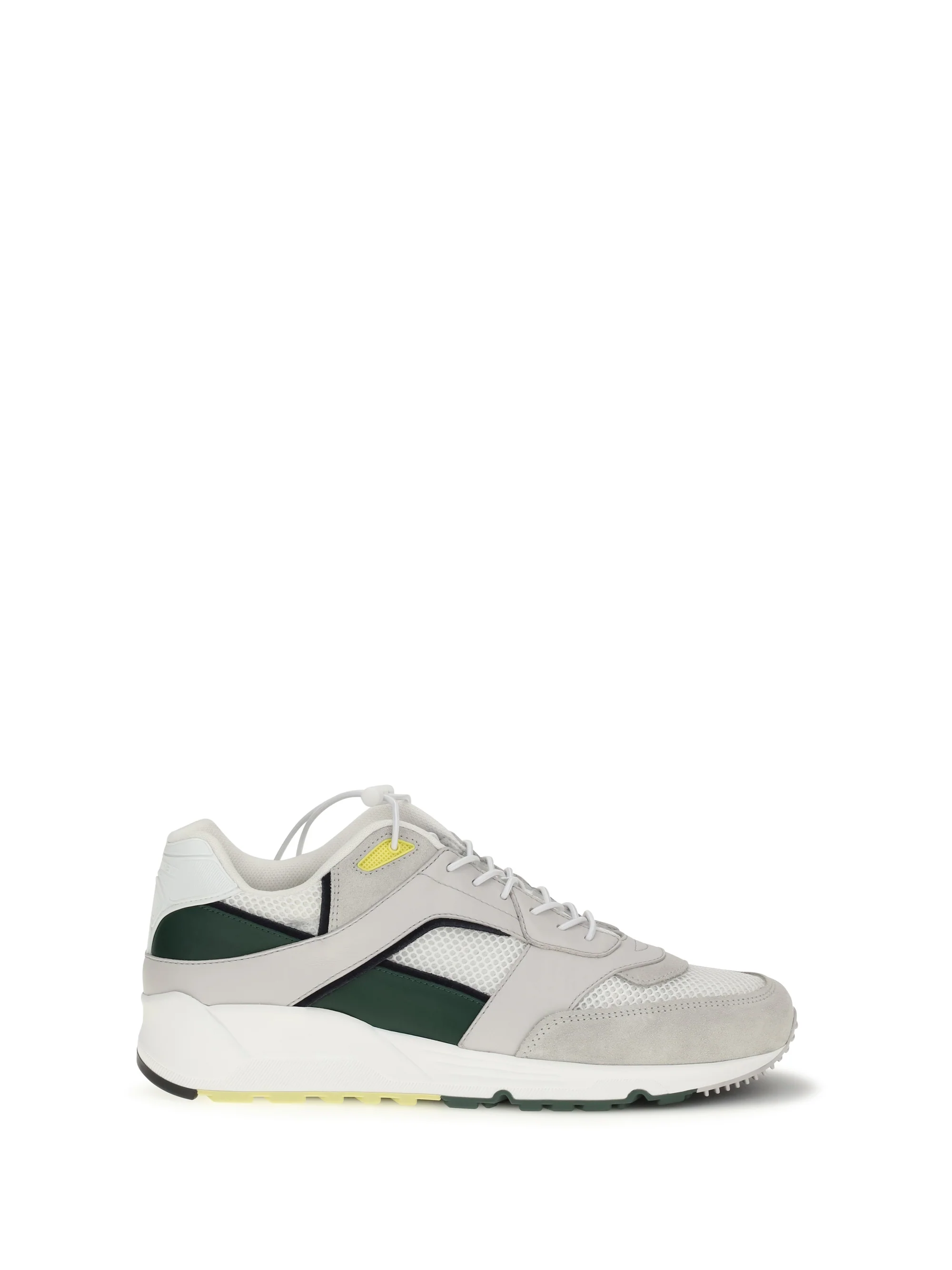 Saint Laurent Men Smooth Leather And Suede Bump Sneakers