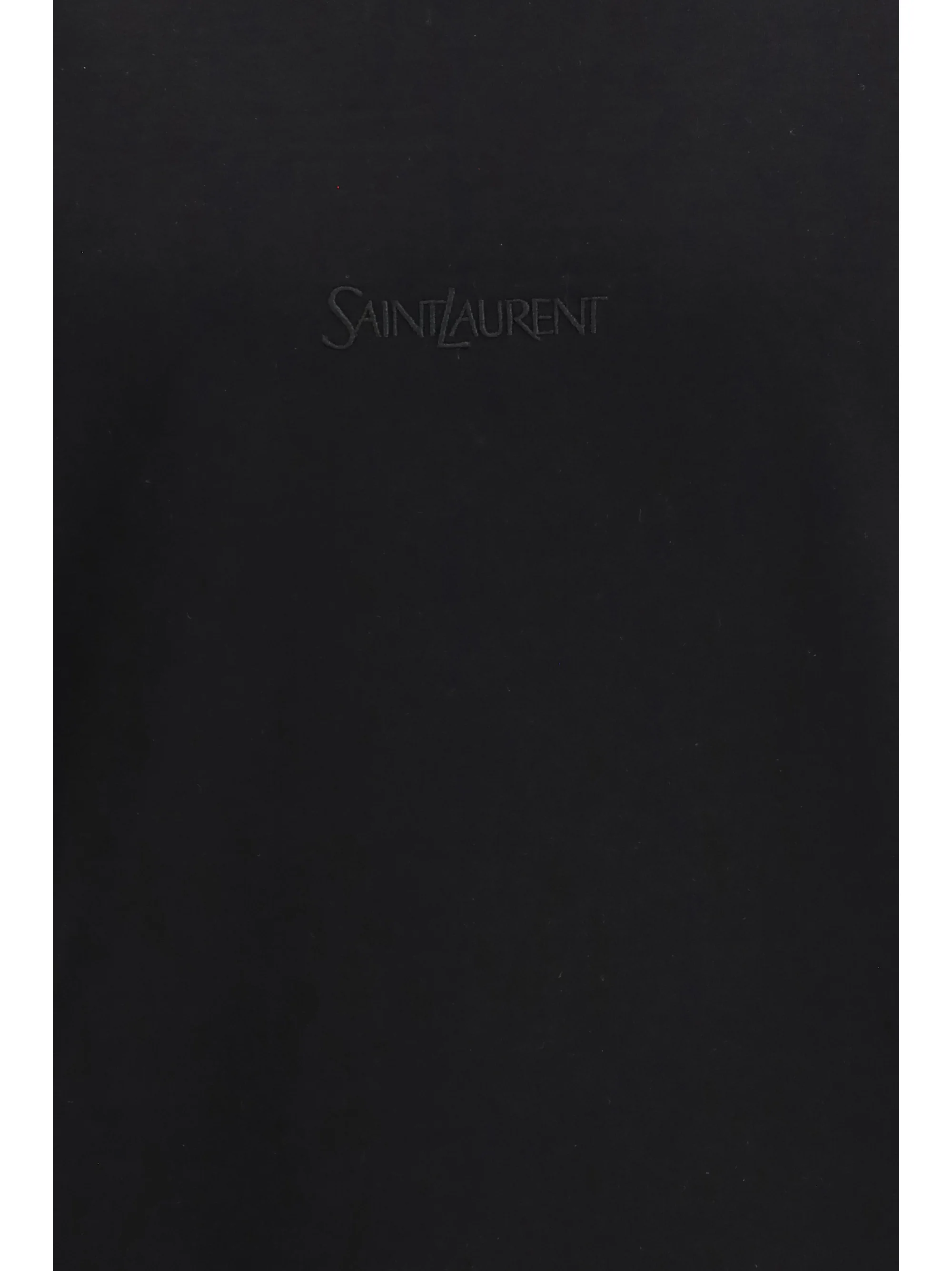 Saint Laurent Men Cotton Jersey T-Shirt With Embroidered Logo - Image 3