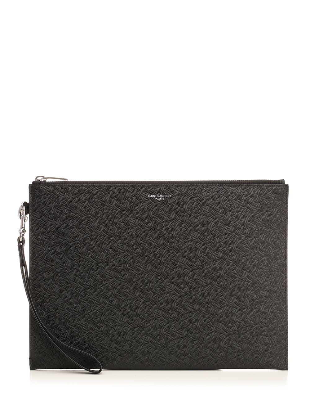 Saint Laurent Men Zip-Around Tablet Holder