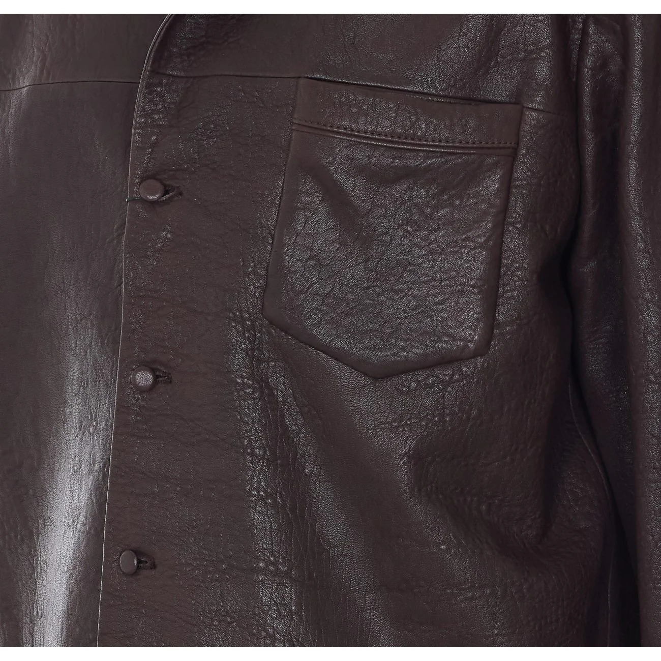 Saint Laurent Women Bubbled Lambskin Jacket - Image 3