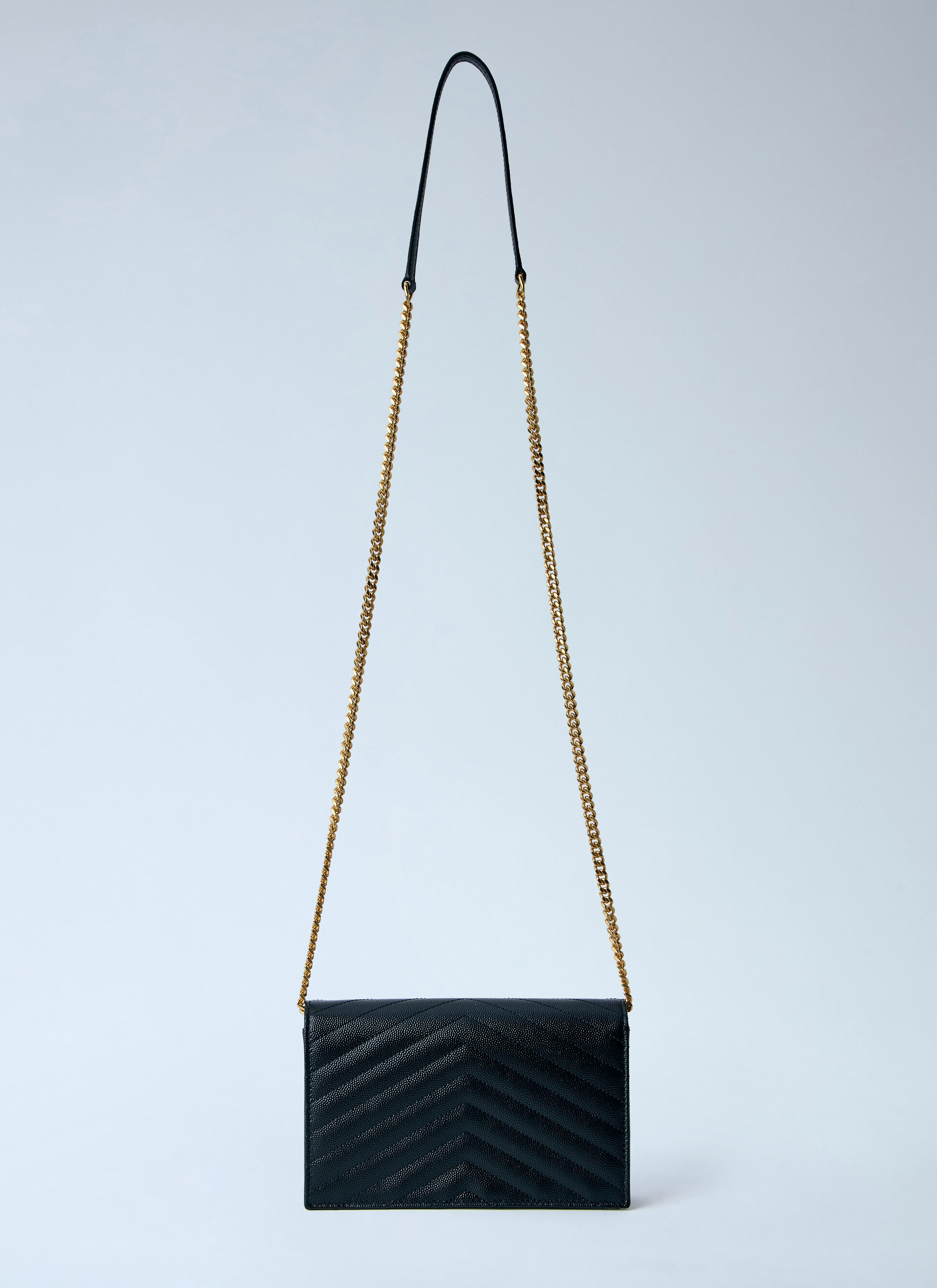 Saint Laurent Women Cassandre Chain Wallet - Image 3