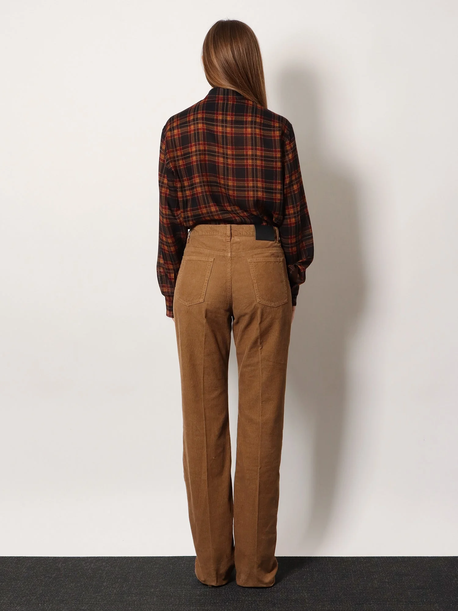 Saint Laurent Women Clyde Corduroy Trousers - Image 3