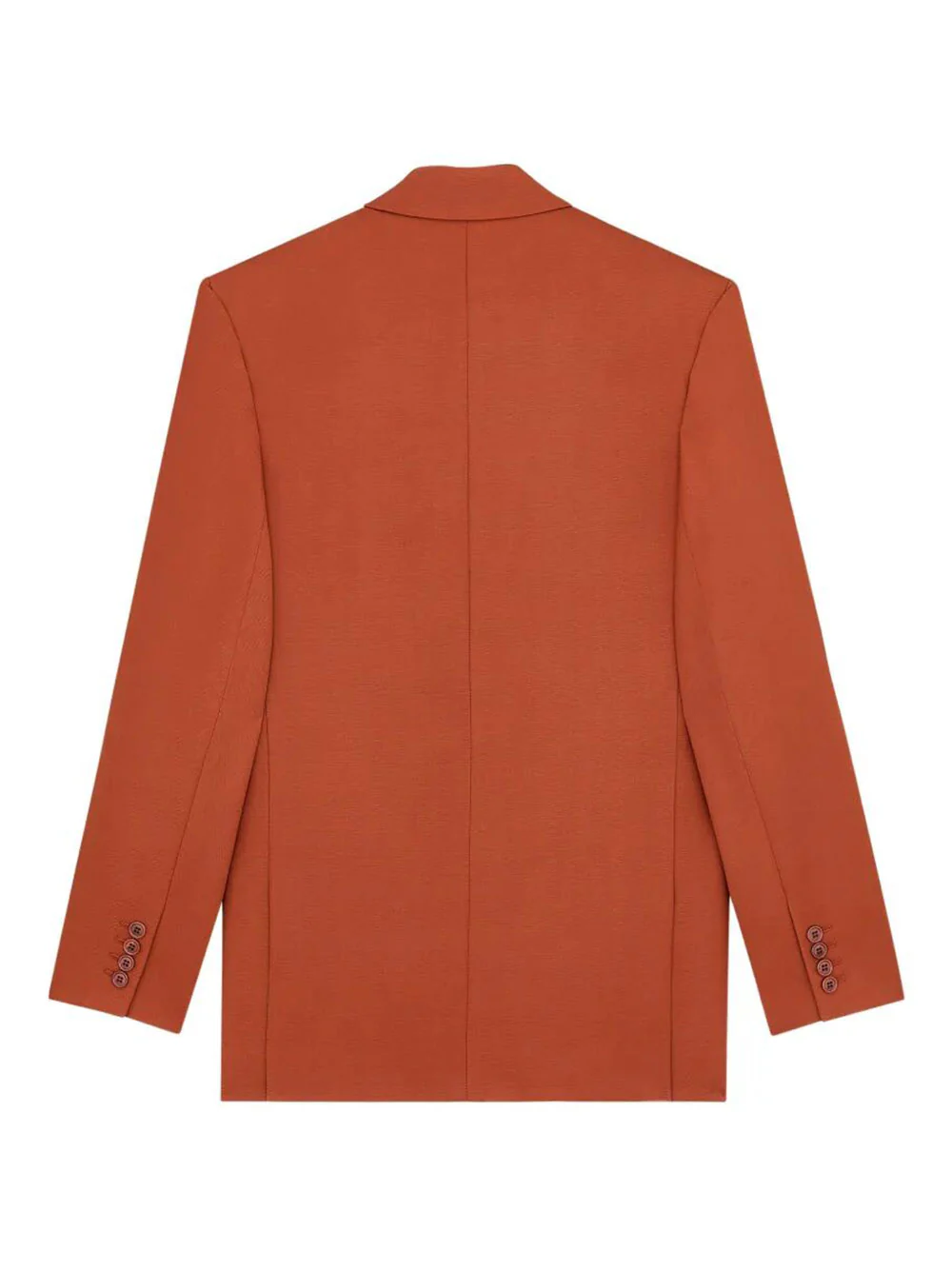 Saint Laurent Women Double-Breasted Jacket In Wool Gabardine - Image 2
