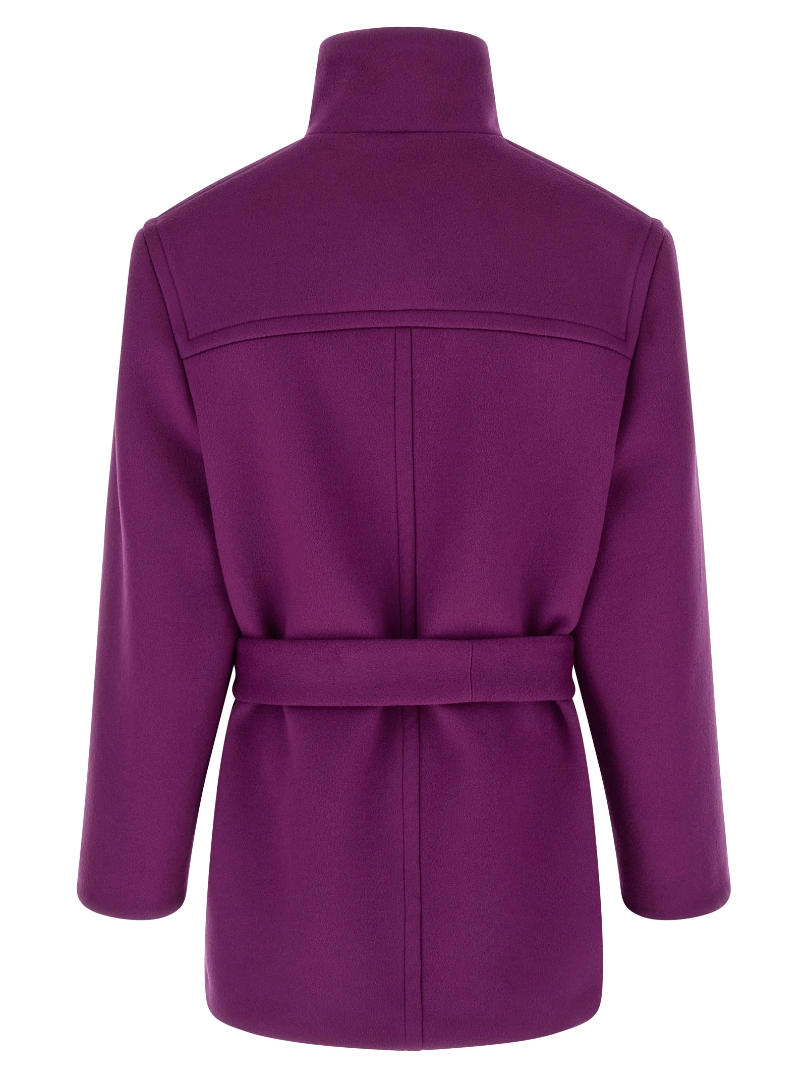 Saint Laurent Women Double-Face Wool Coat - Image 2