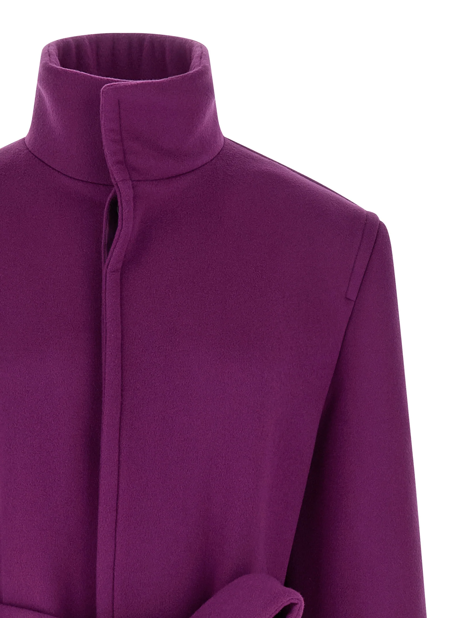 Saint Laurent Women Double-Face Wool Coat - Image 3