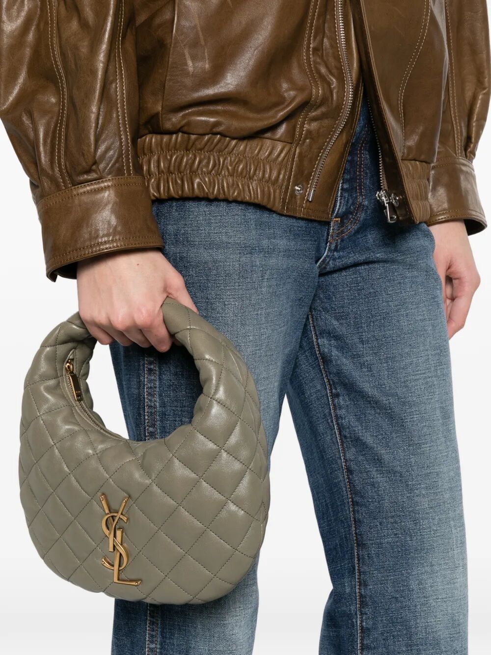Saint Laurent Women Icarino Bag In Quilted Nappa - Image 2