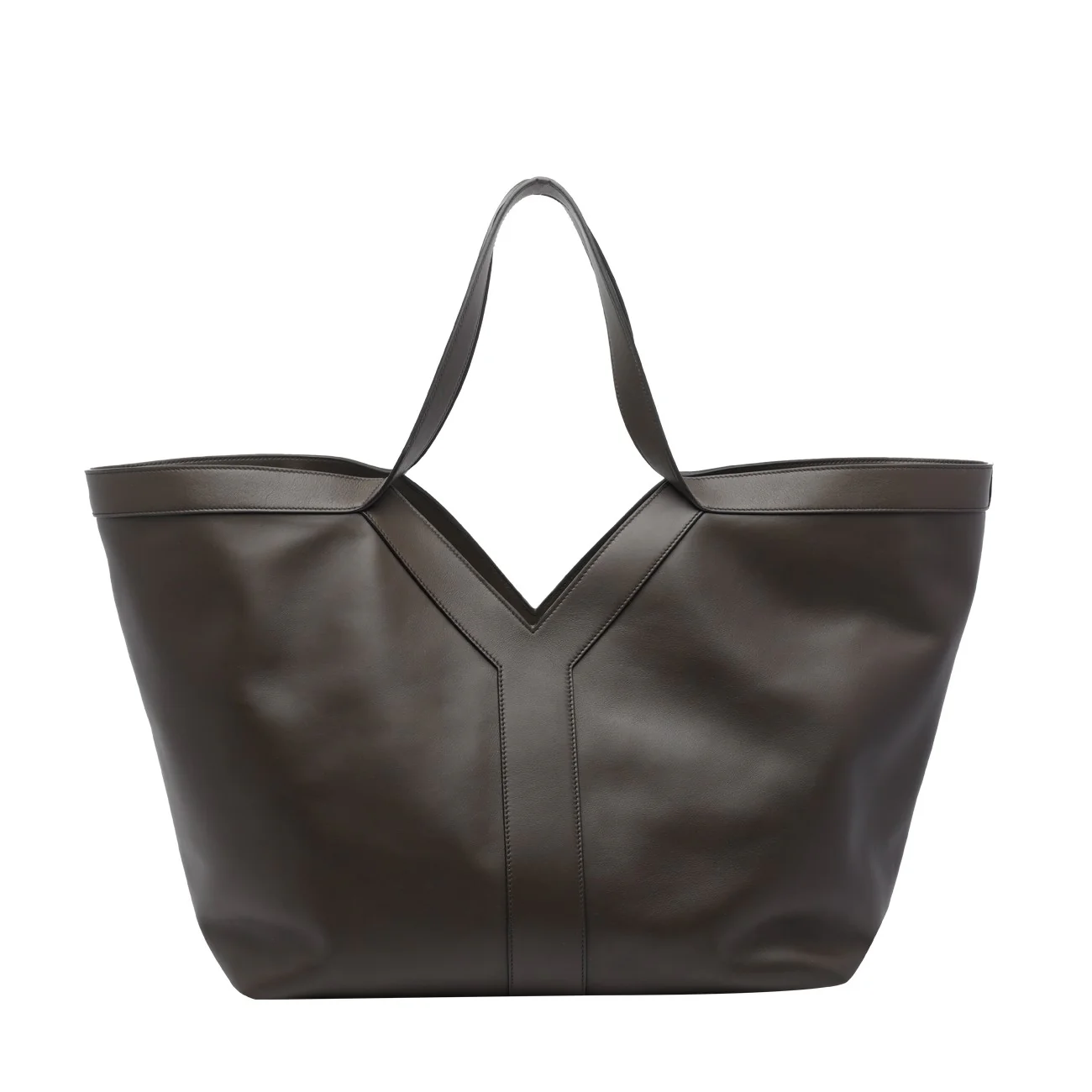 Saint Laurent Women Leather Y Tote Bag - Image 3
