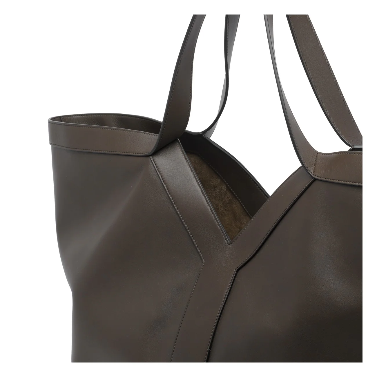 Saint Laurent Women Leather Y Tote Bag - Image 4