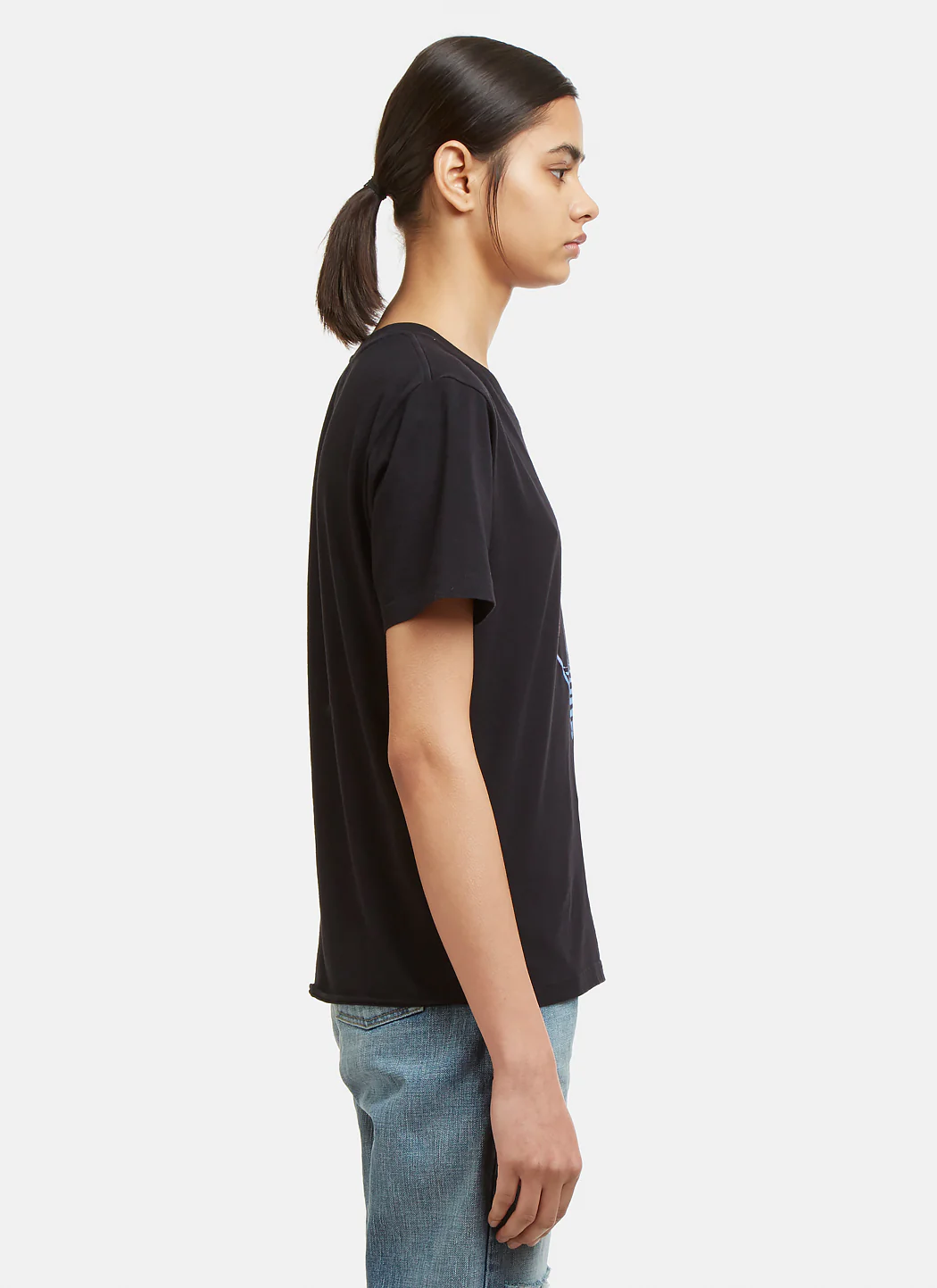 Saint Laurent Women Logo Motif T-Shirt - Image 3