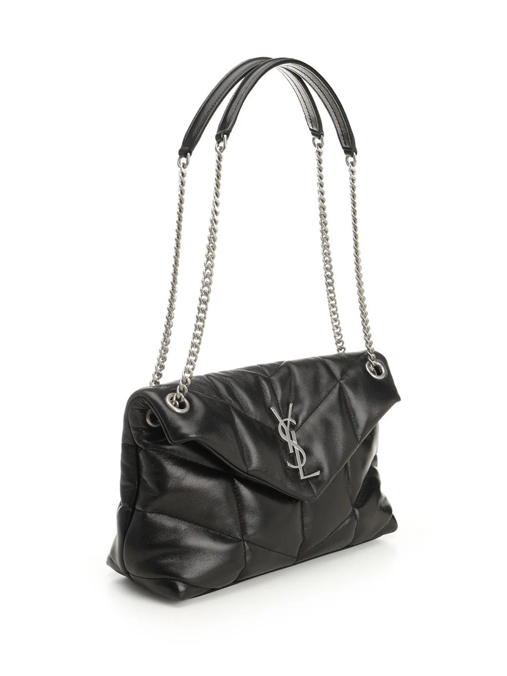 Saint Laurent Women "Lou Lou Puffer" Small Shoulder Bag - Image 2
