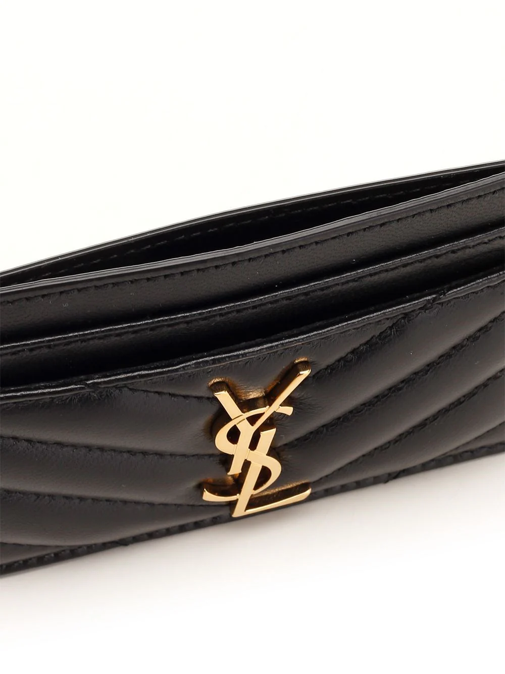Saint Laurent Women Monogram Card Case - Image 4