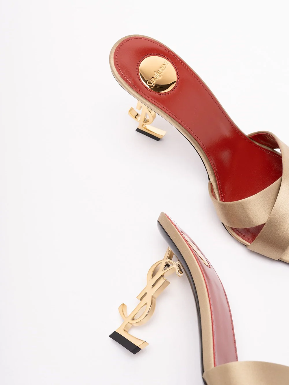 Saint Laurent Women `Opyum` Mules - Image 6