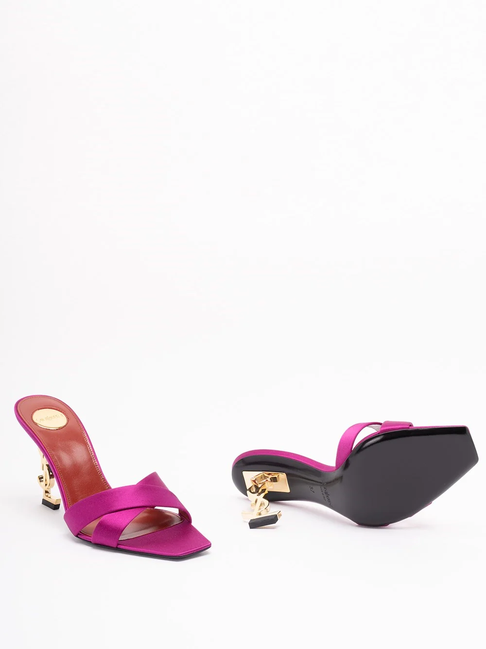 Saint Laurent Women `Opyum` Mules - Image 4