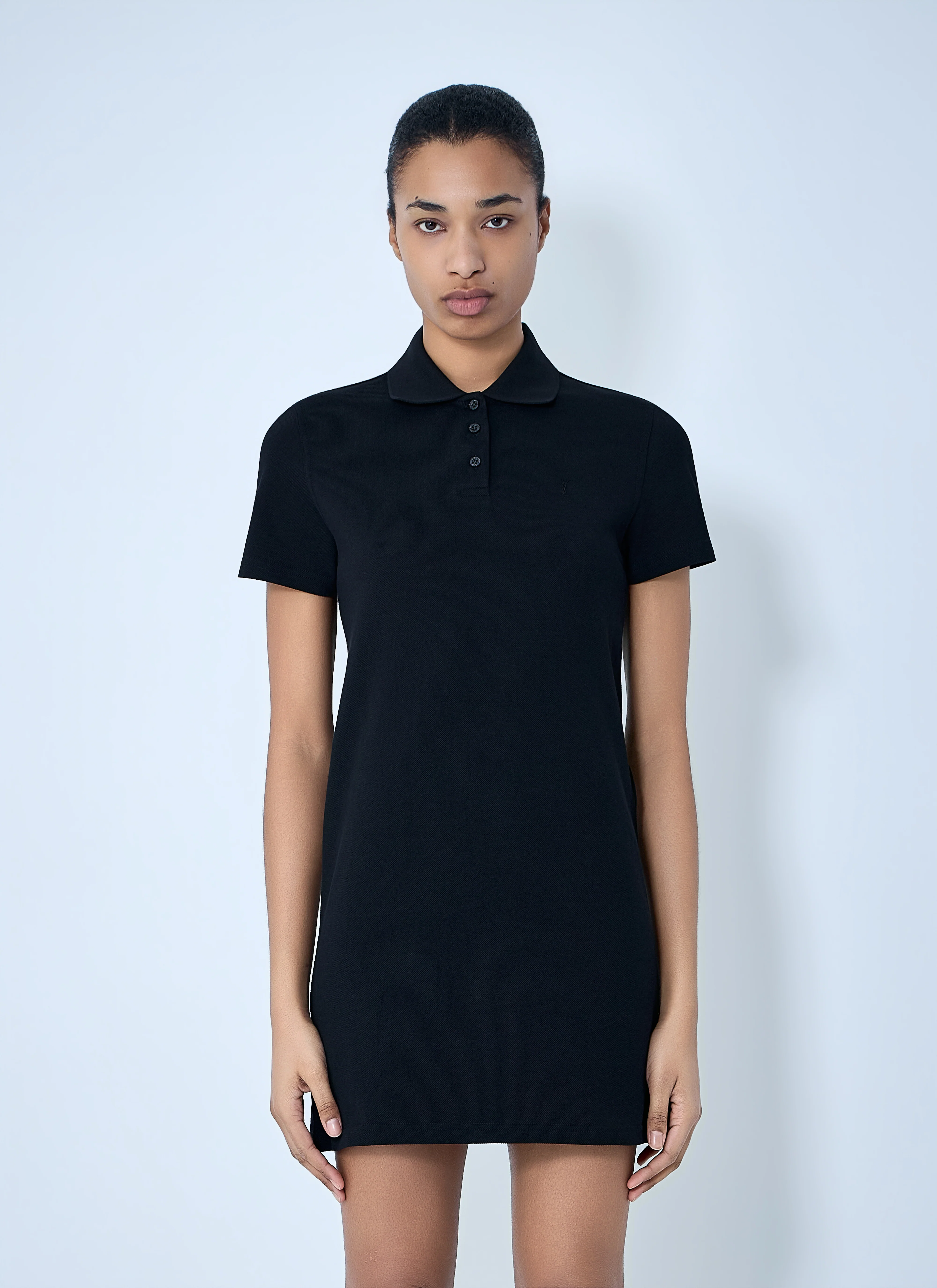 Saint Laurent Women Polo Mini Dress